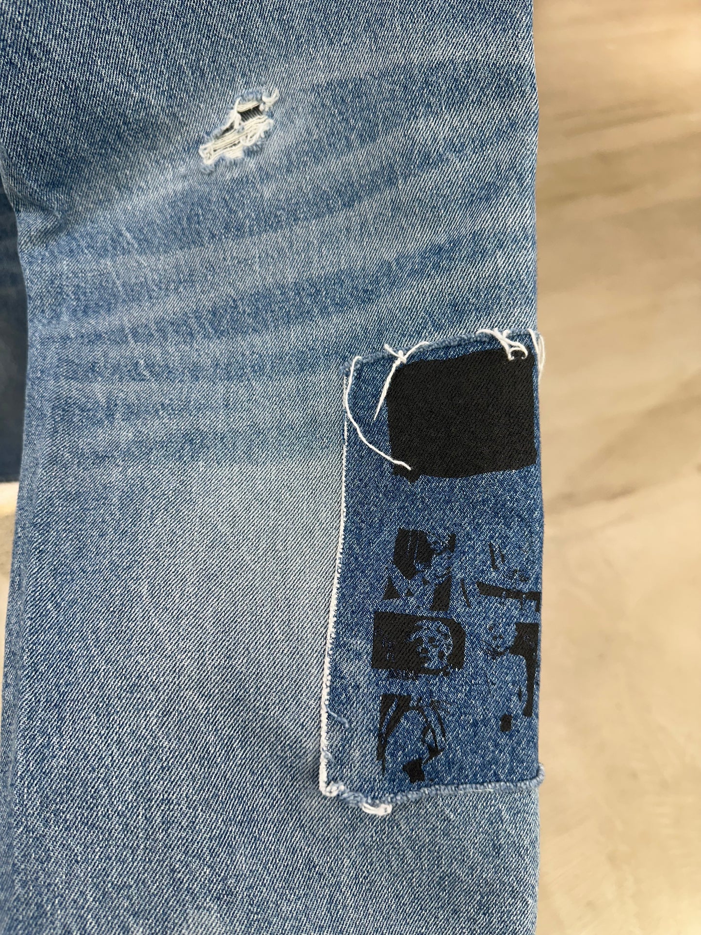 Enfant Riches Deprimes Patched Jeans