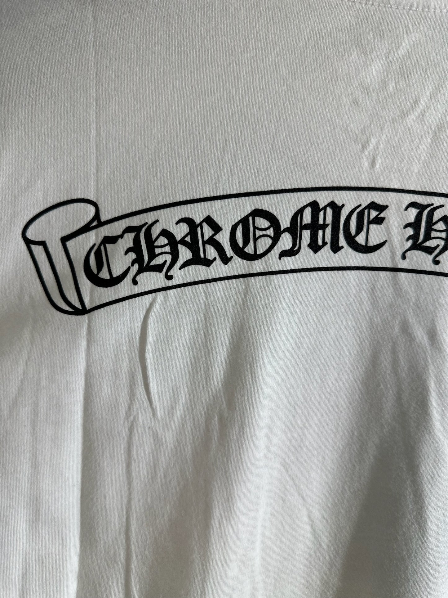 Chrome HeartsScroll logo T-shirts