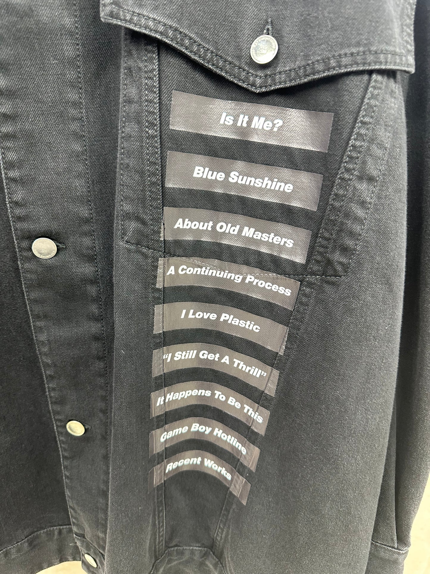 Raf Simons New Order Flower Denim Jacket