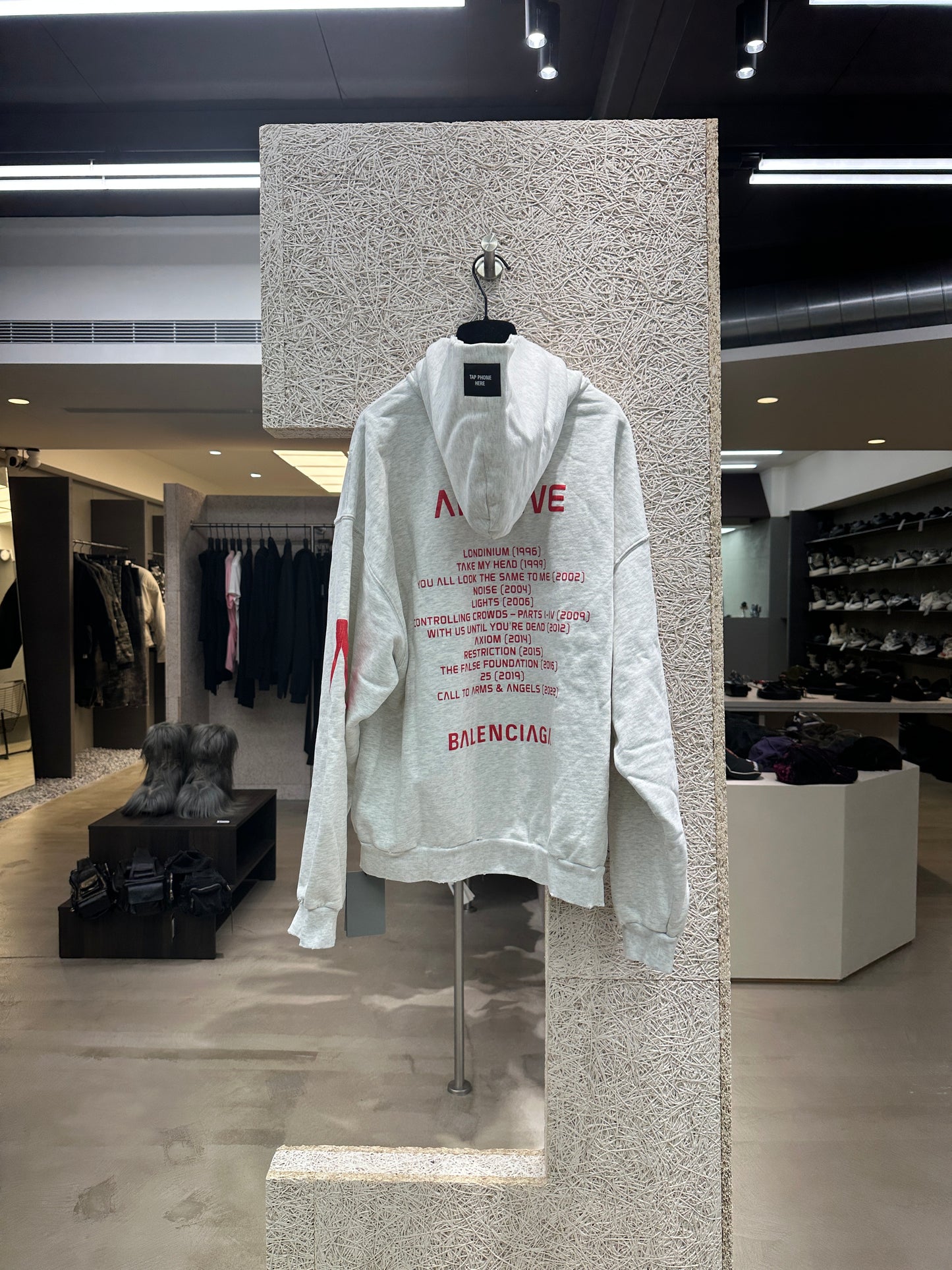 Balenciaga X Apple Music Zip-up Hoodie