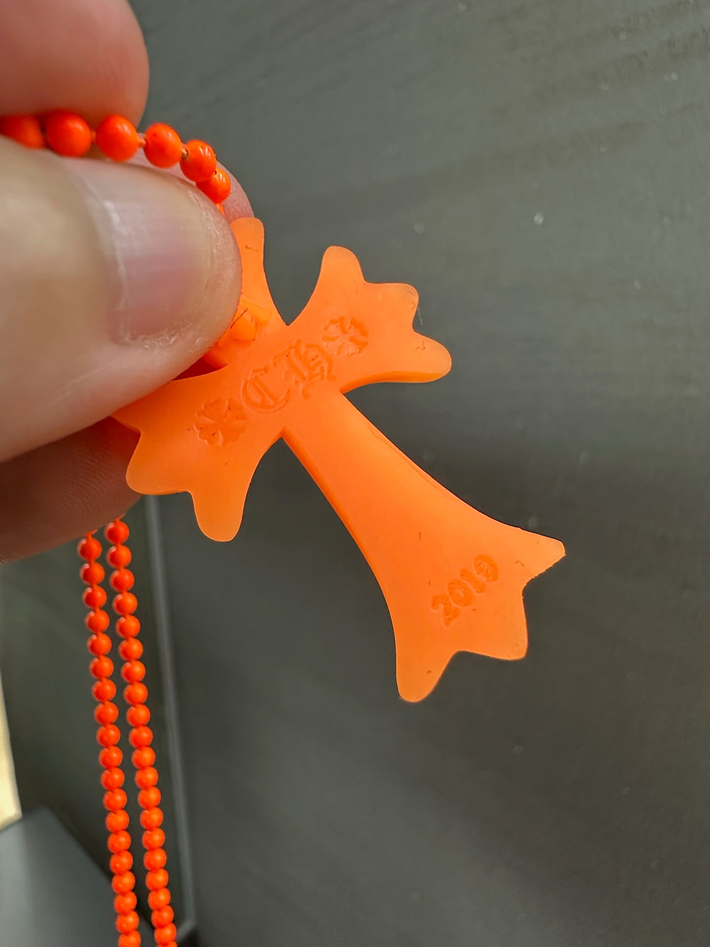 Chrome Hearts Silicone Cross Necklace
