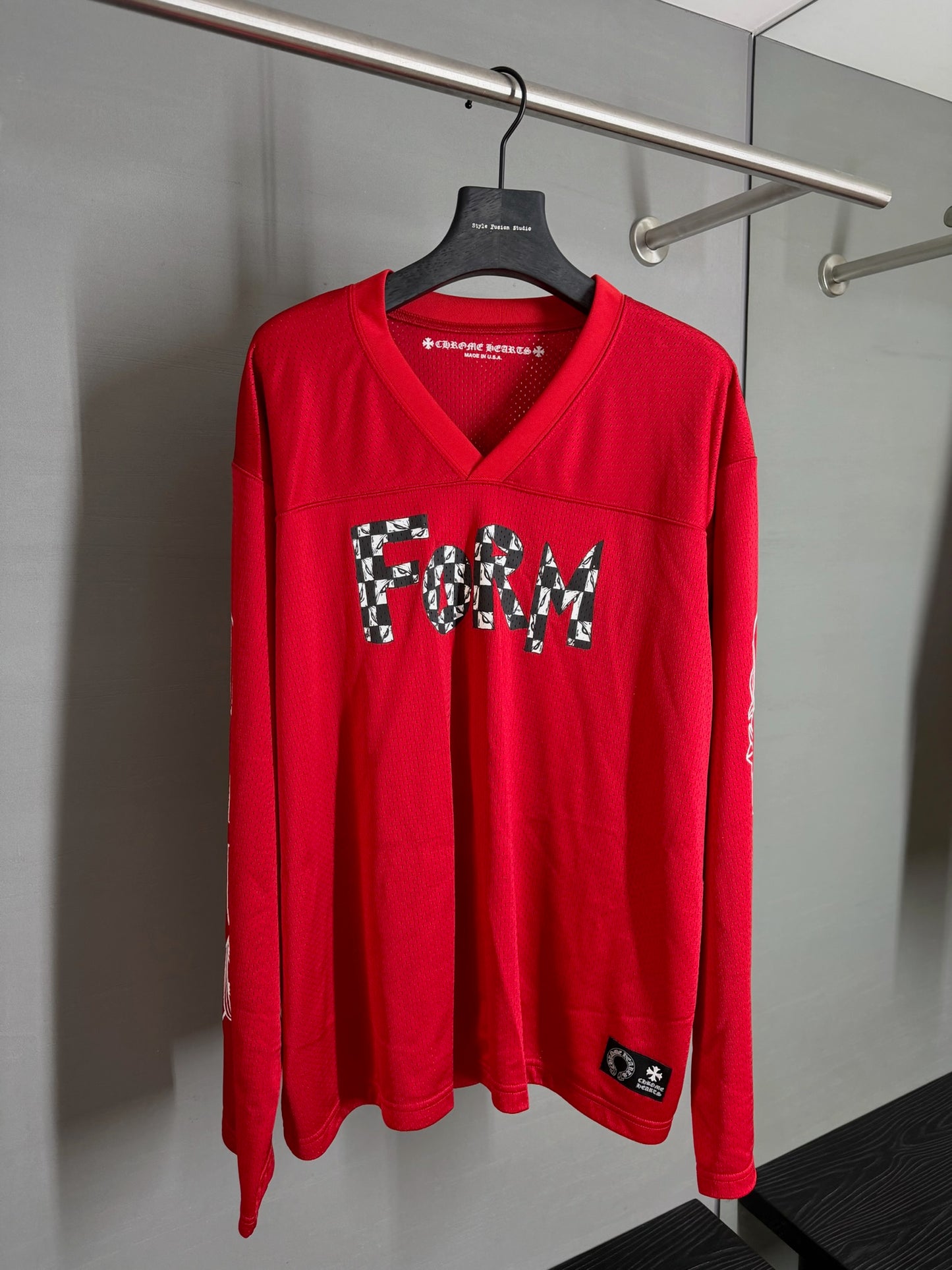 Chrome Hearts Matty Boy Floral Jersey Long Sleeve