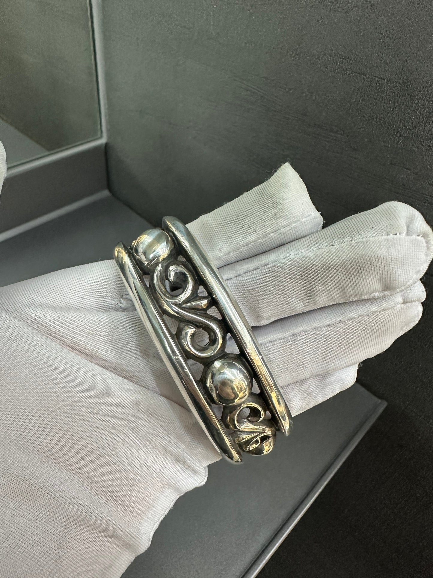Chrome Hearts Narrow Scroll Bracelet
