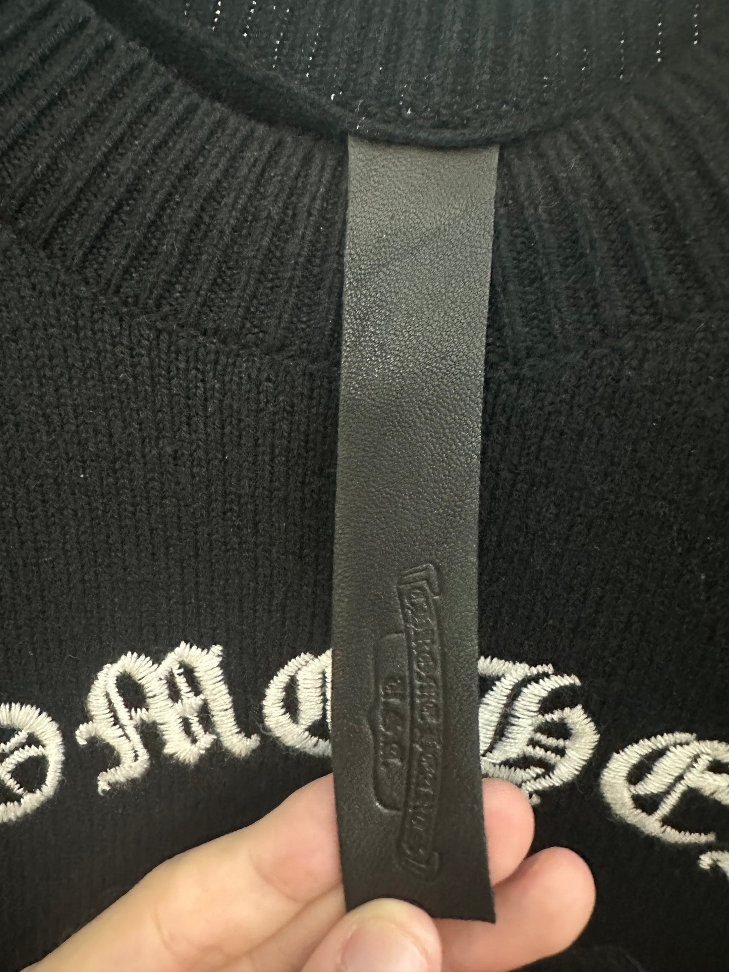 CHROME HEARTS Triple Cross Sweater