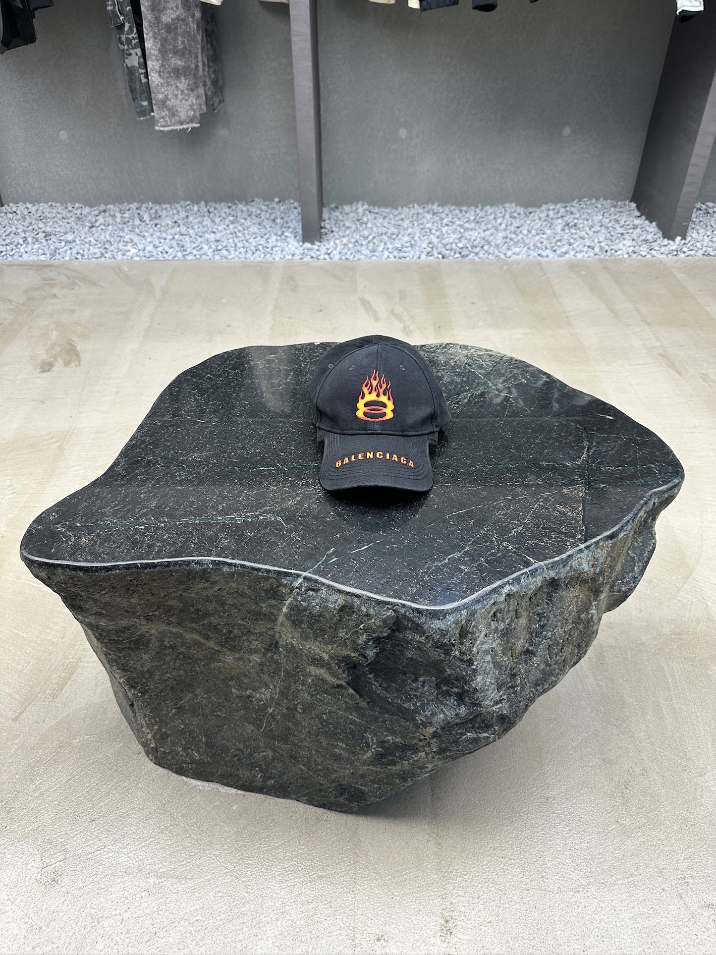 Balenciaga Burning Unity Logo Cap