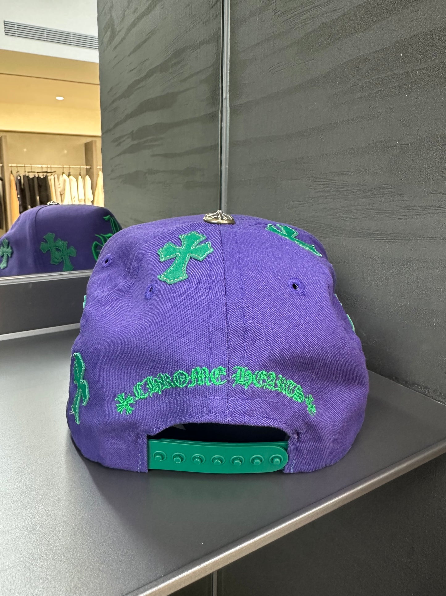 Chrome Hearts Cemetery Cross Patch Hat