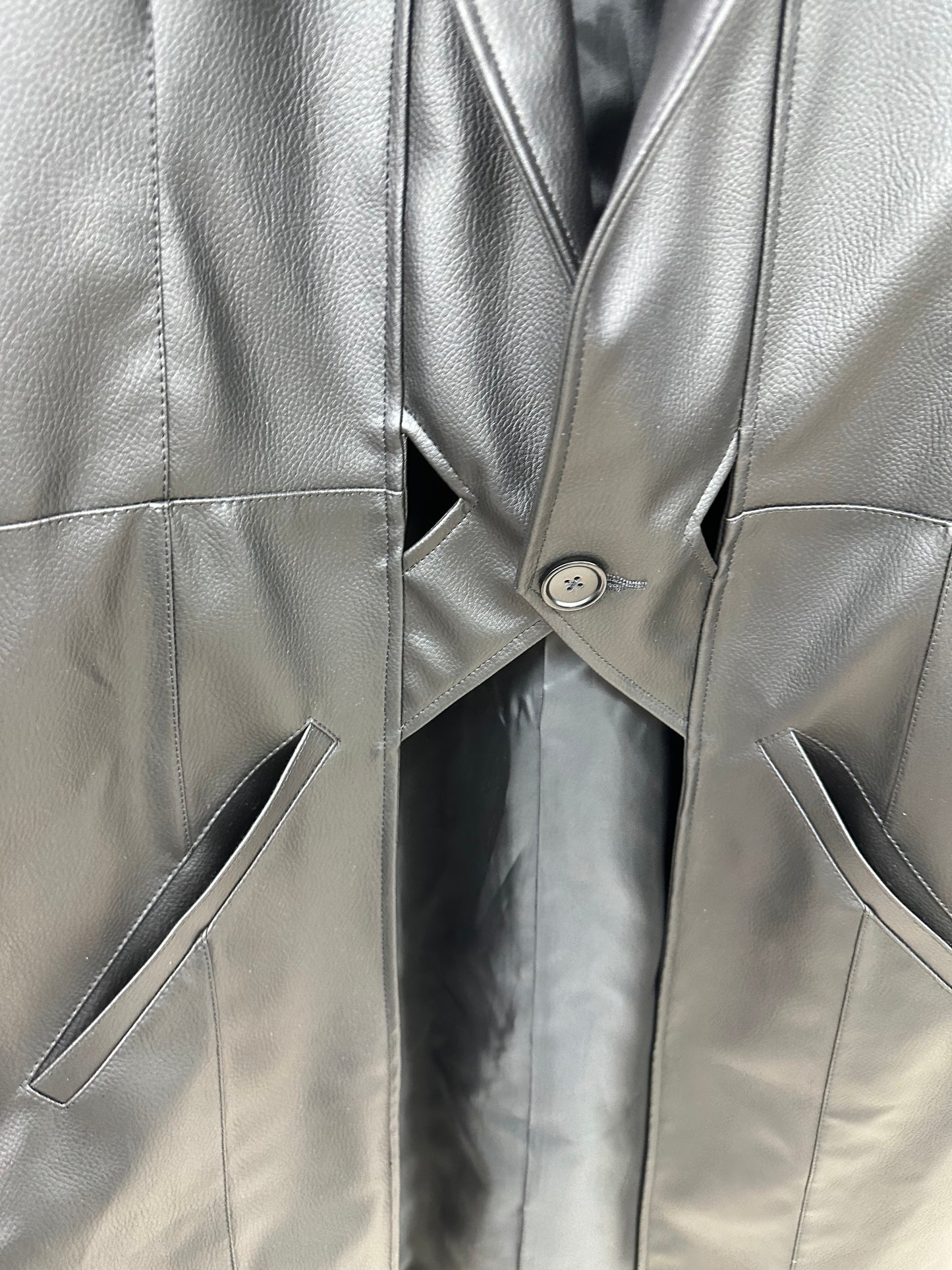 Av Vattev Juke Box Faux Leather Coat