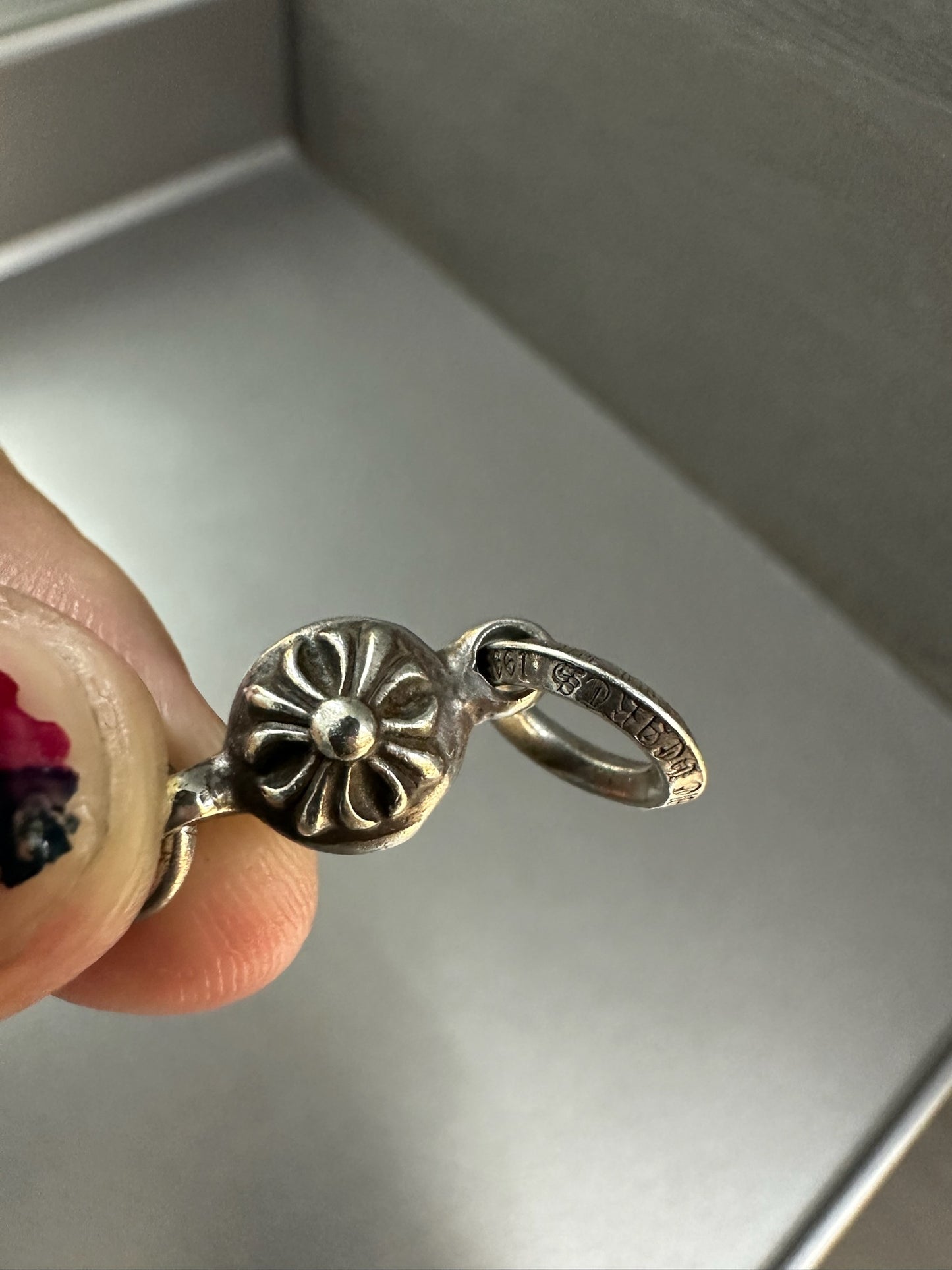 Chrome Hearts Ball Tiny Cross Pendant