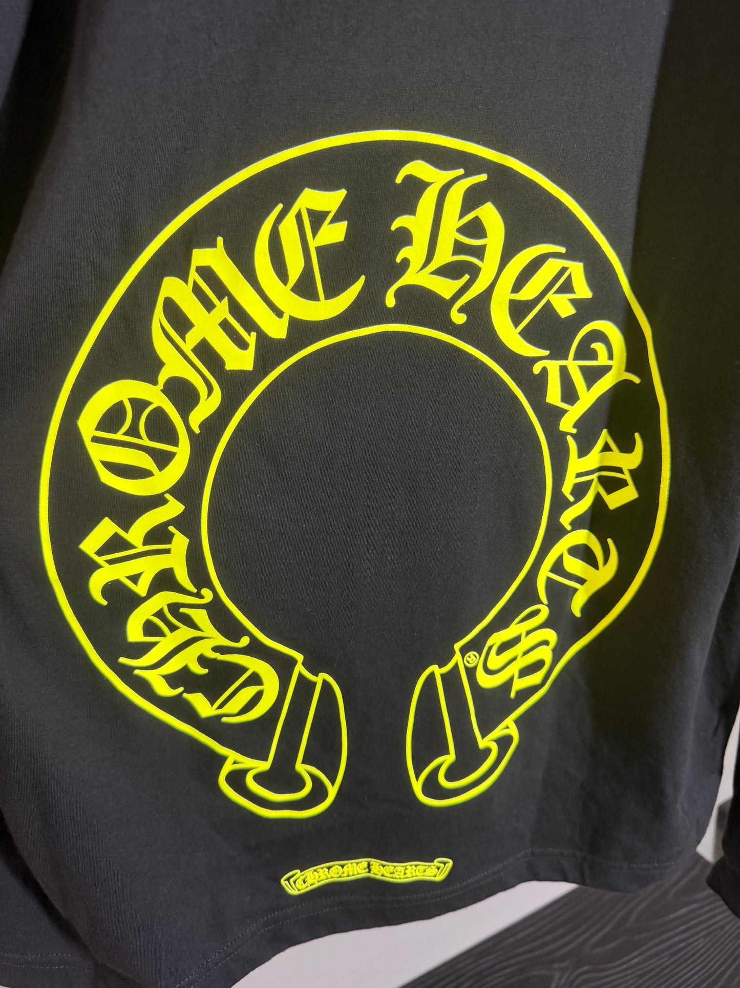 Chrome Hearts Neon Horseshoe Floral Long Sleeve