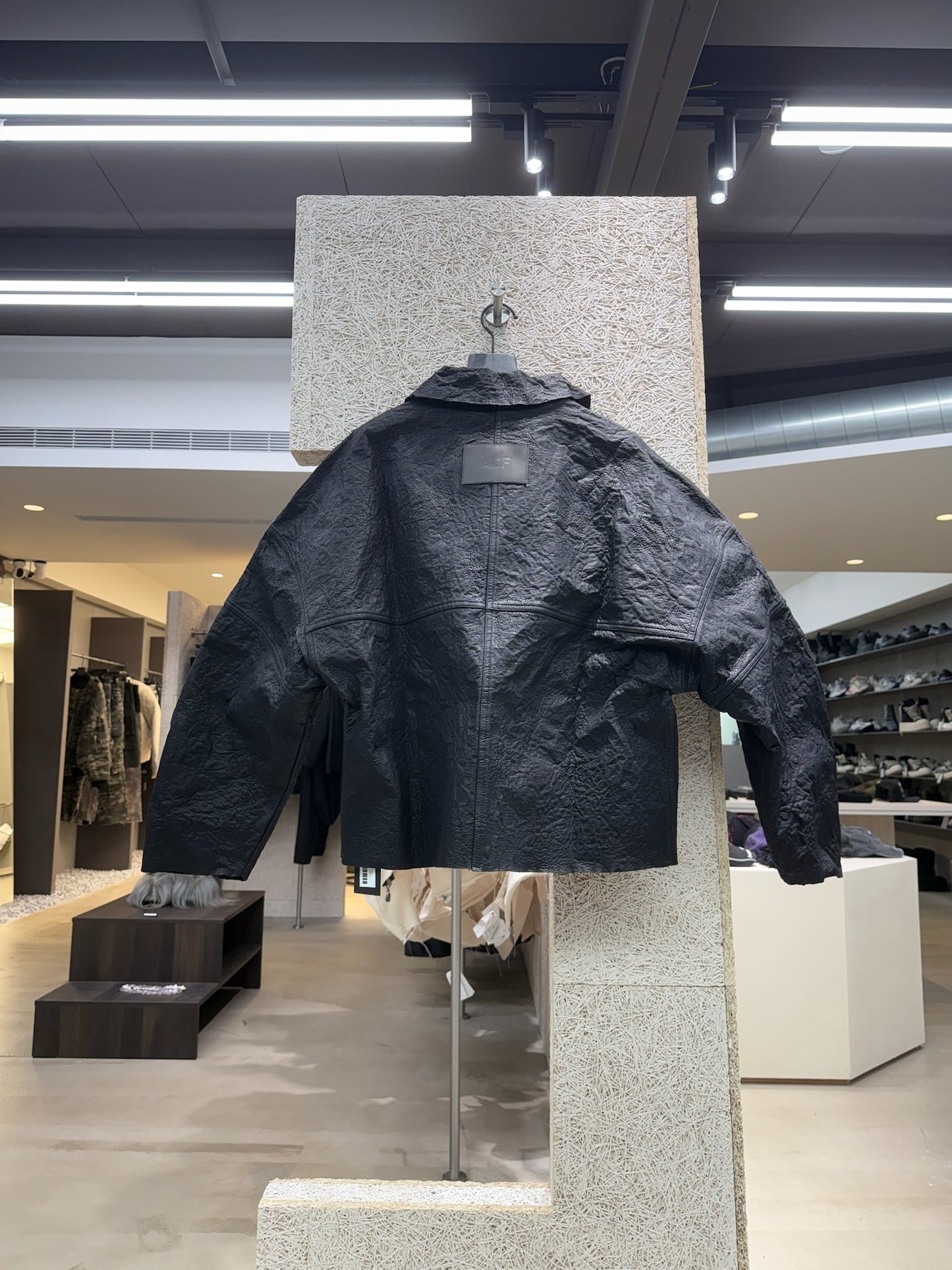 ADF Metalized Leather Jacket