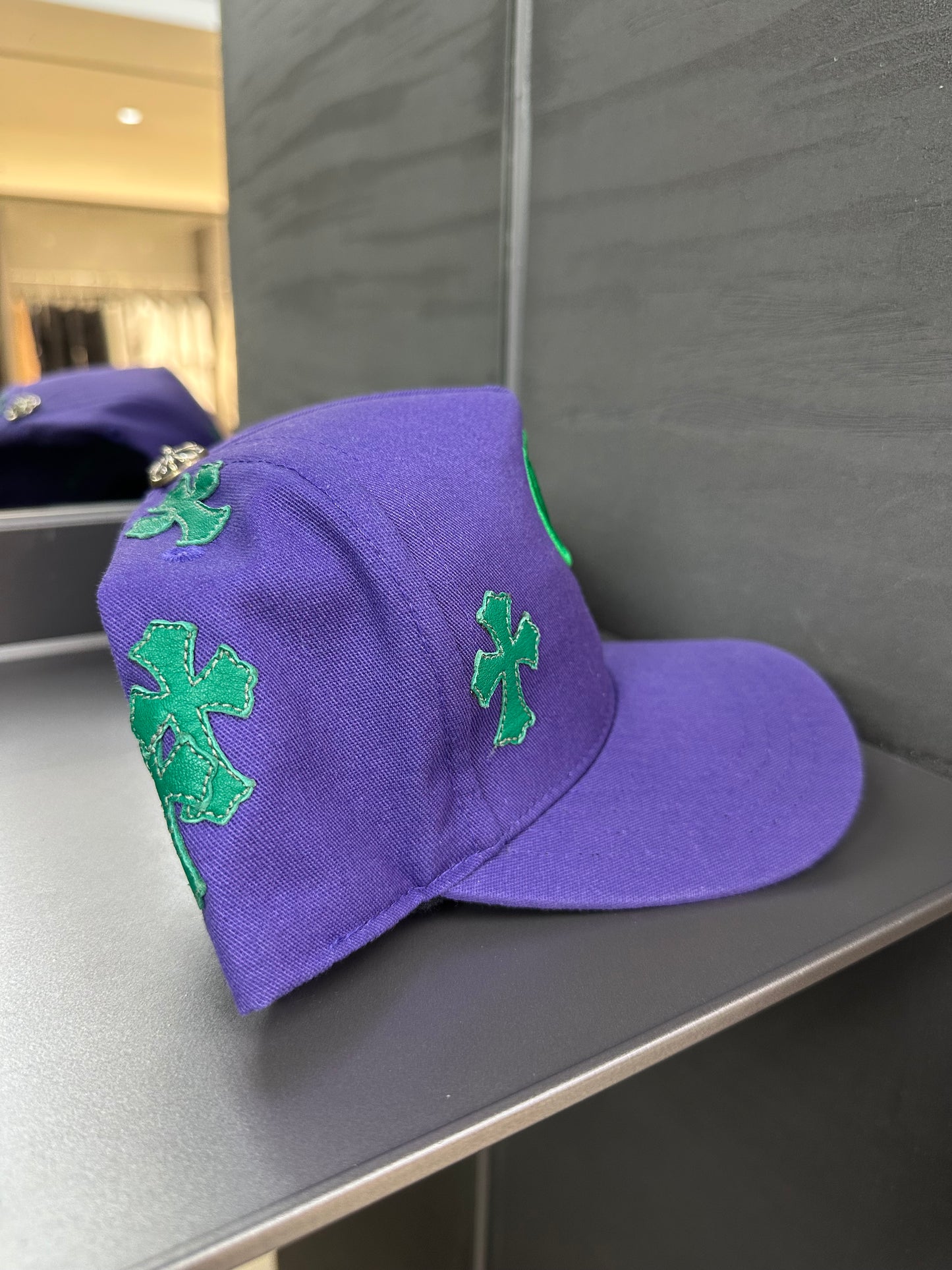 Chrome Hearts Cemetery Cross Patch Hat