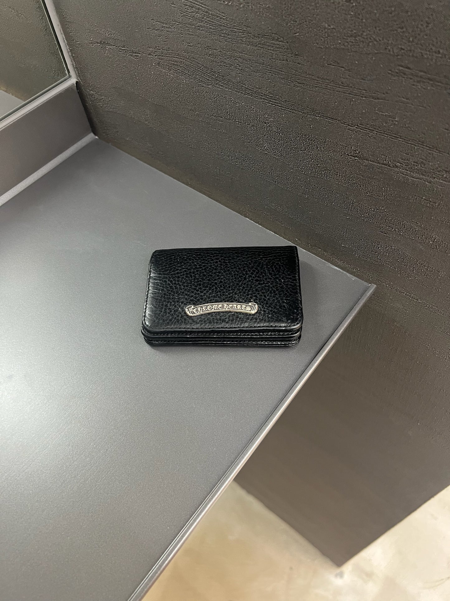 Chrome Hearts card case 3 Pocket Scroll wallet
