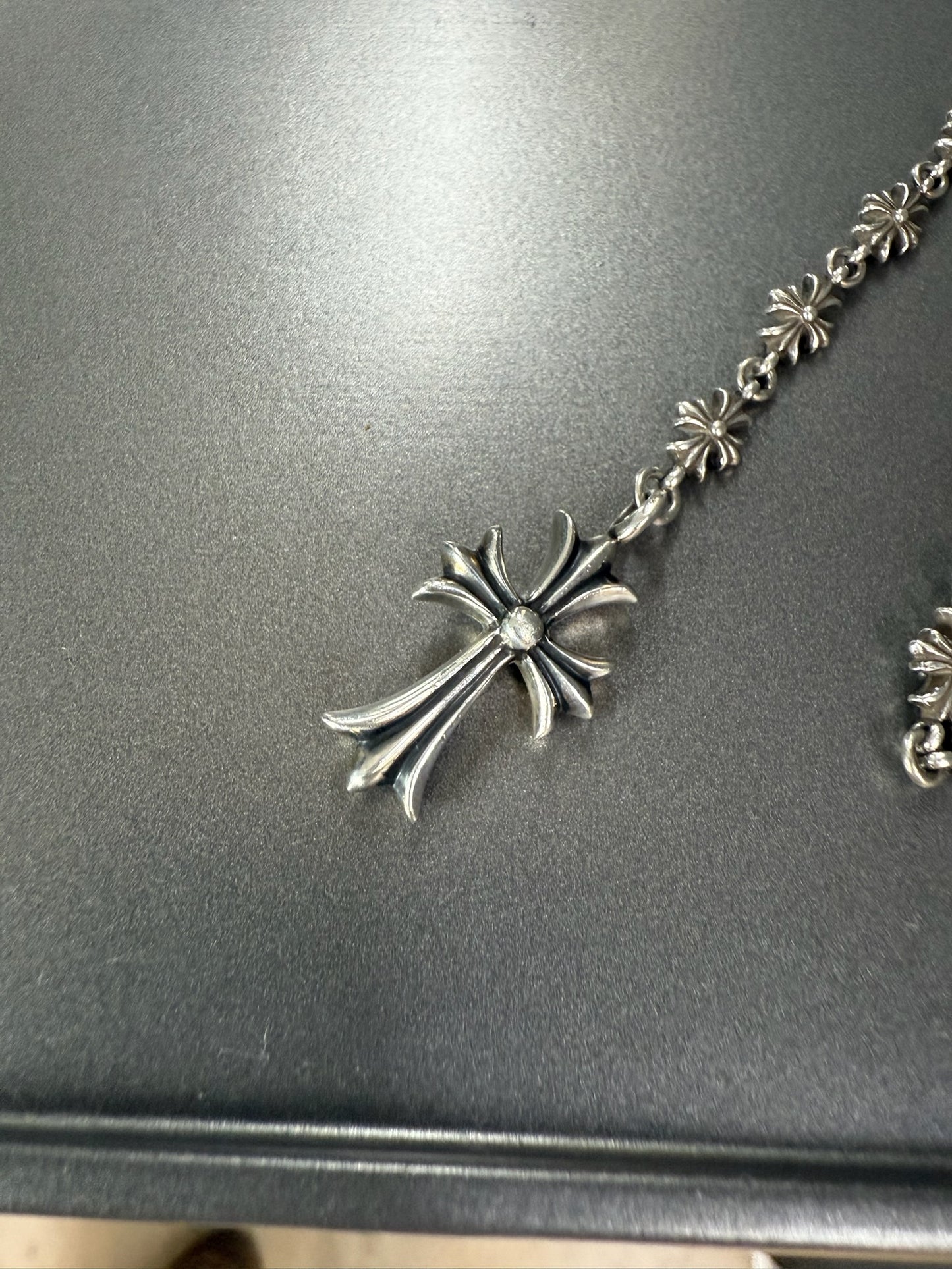 Chrome Hearts Tiny E Choke Chain Necklace