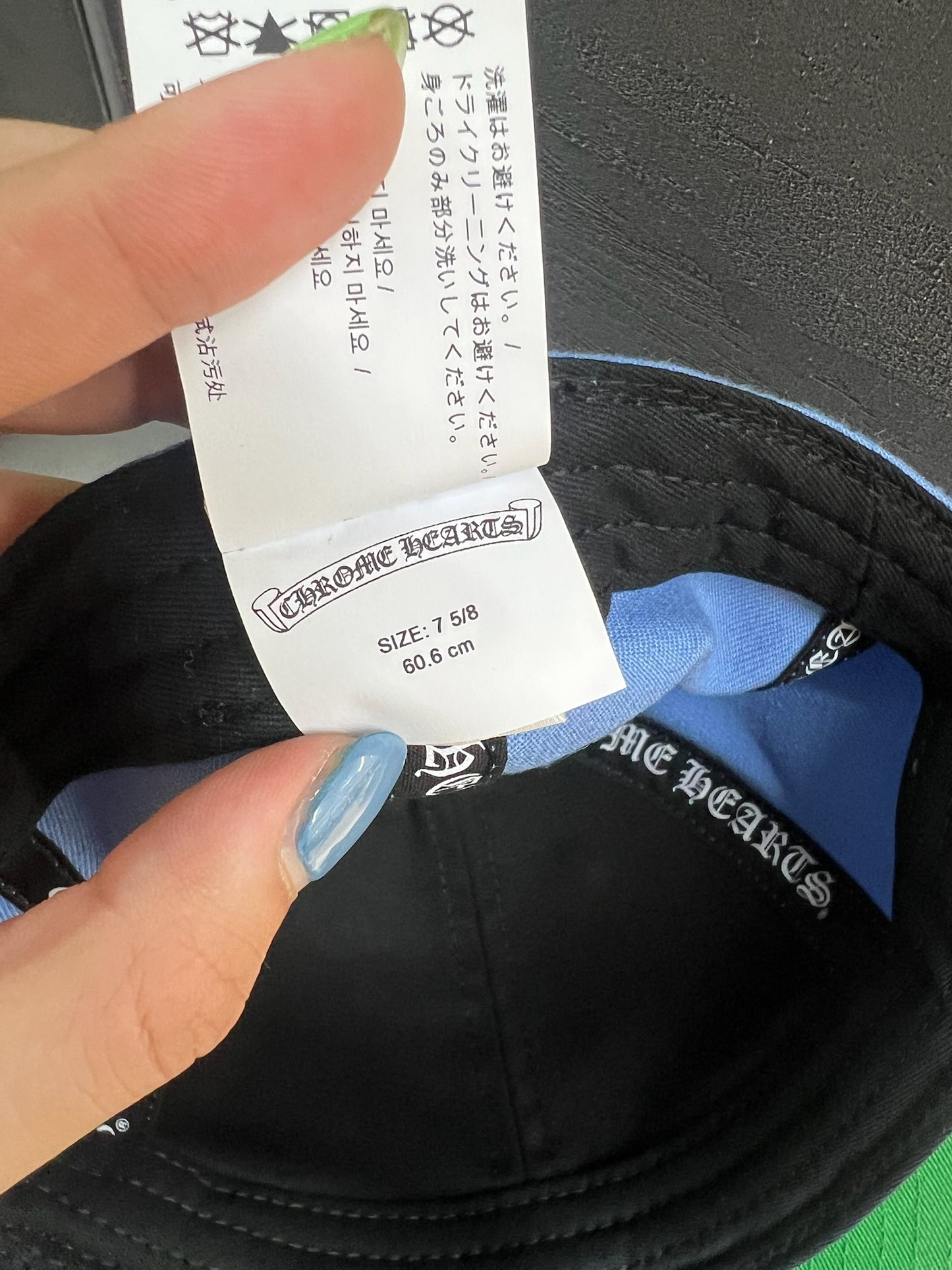 Chrome Hearts Heart Stitch Logo Hat