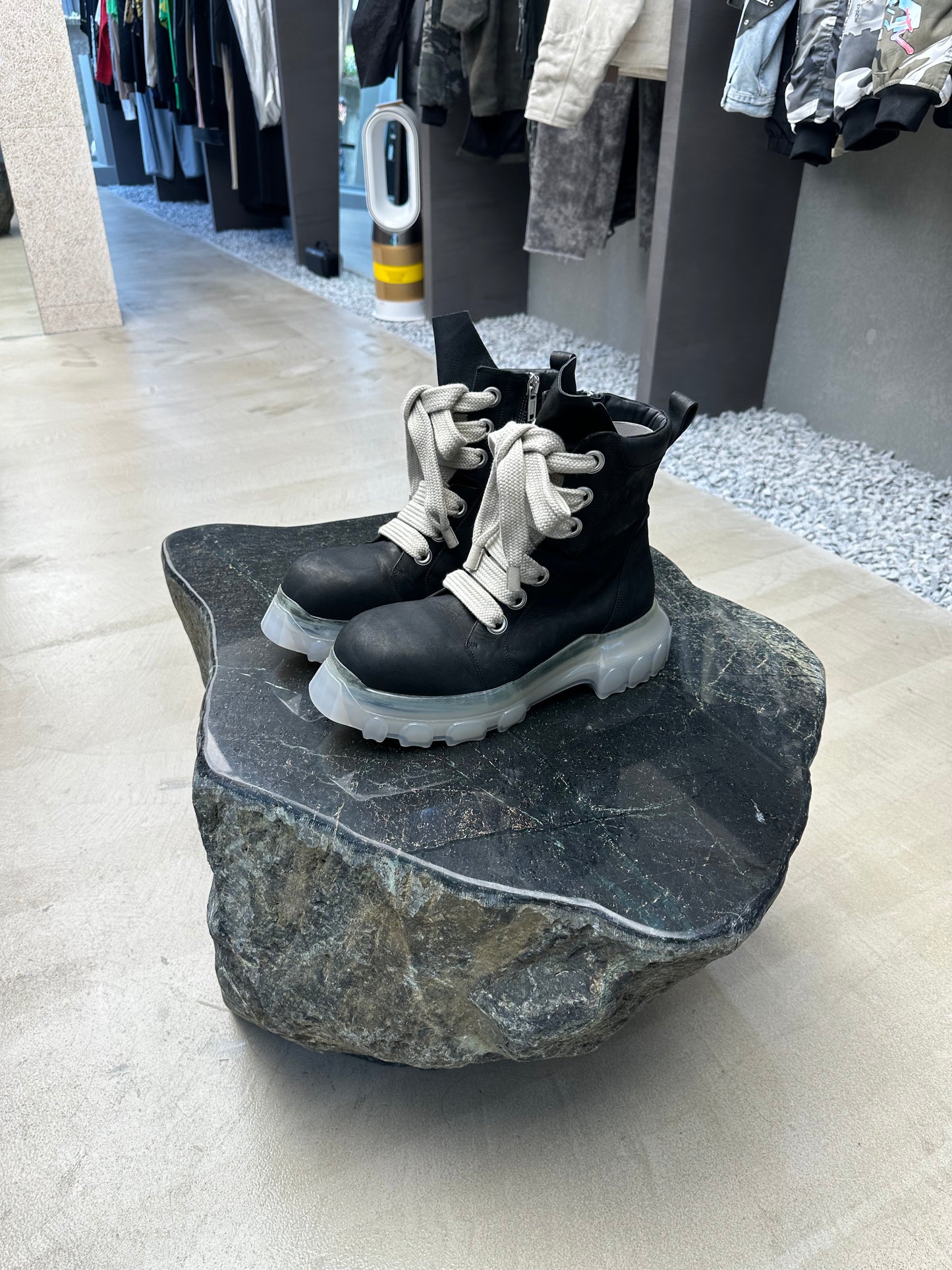 Rick Owens Jambolaced Laceup Bozo Tractor