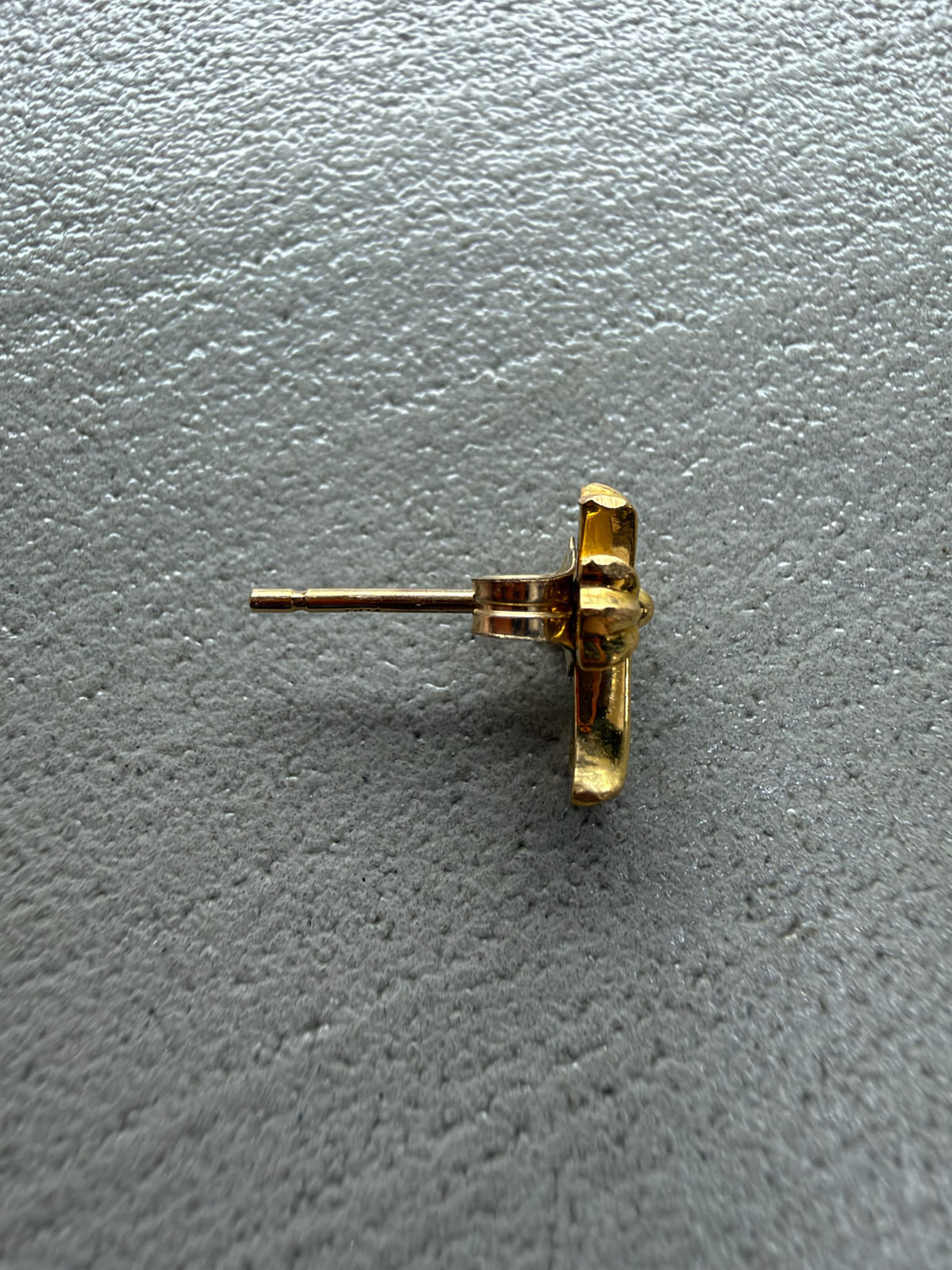 Chrome Hearts 22K Cross Earring