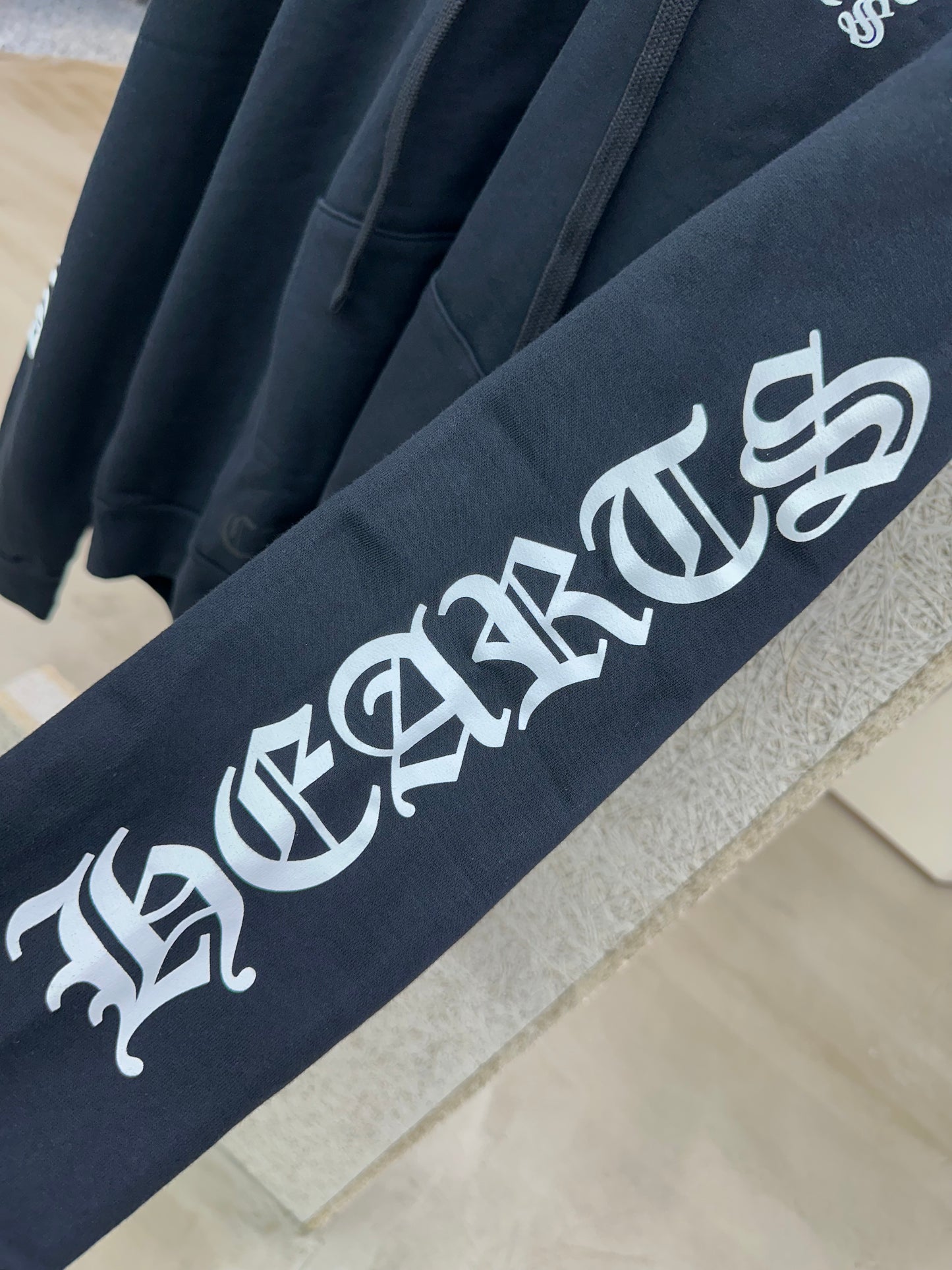 Chrome Hearts Gothic Script Zip-up Hoodie