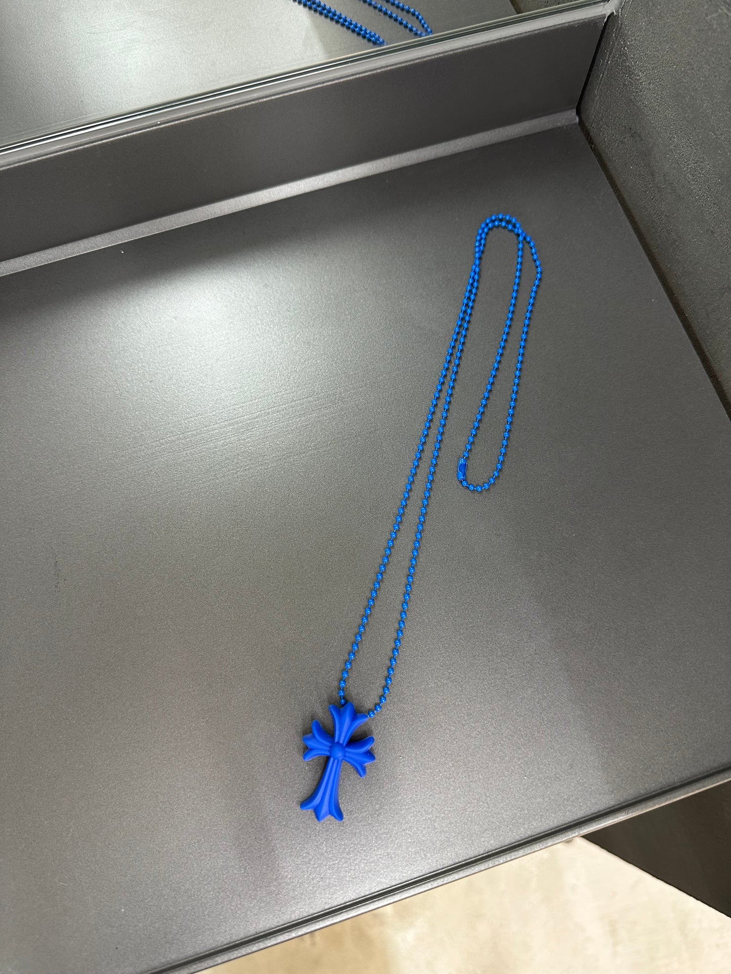 Chrome Hearts Silicon Cross Necklace