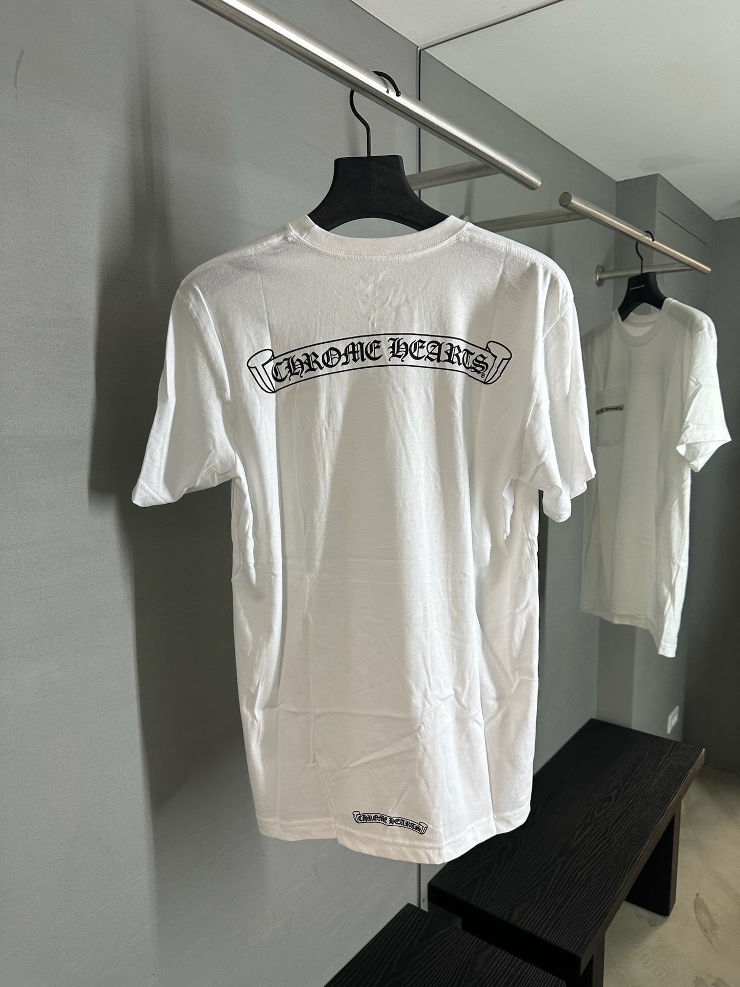 Chrome HeartsScroll logo T-shirts