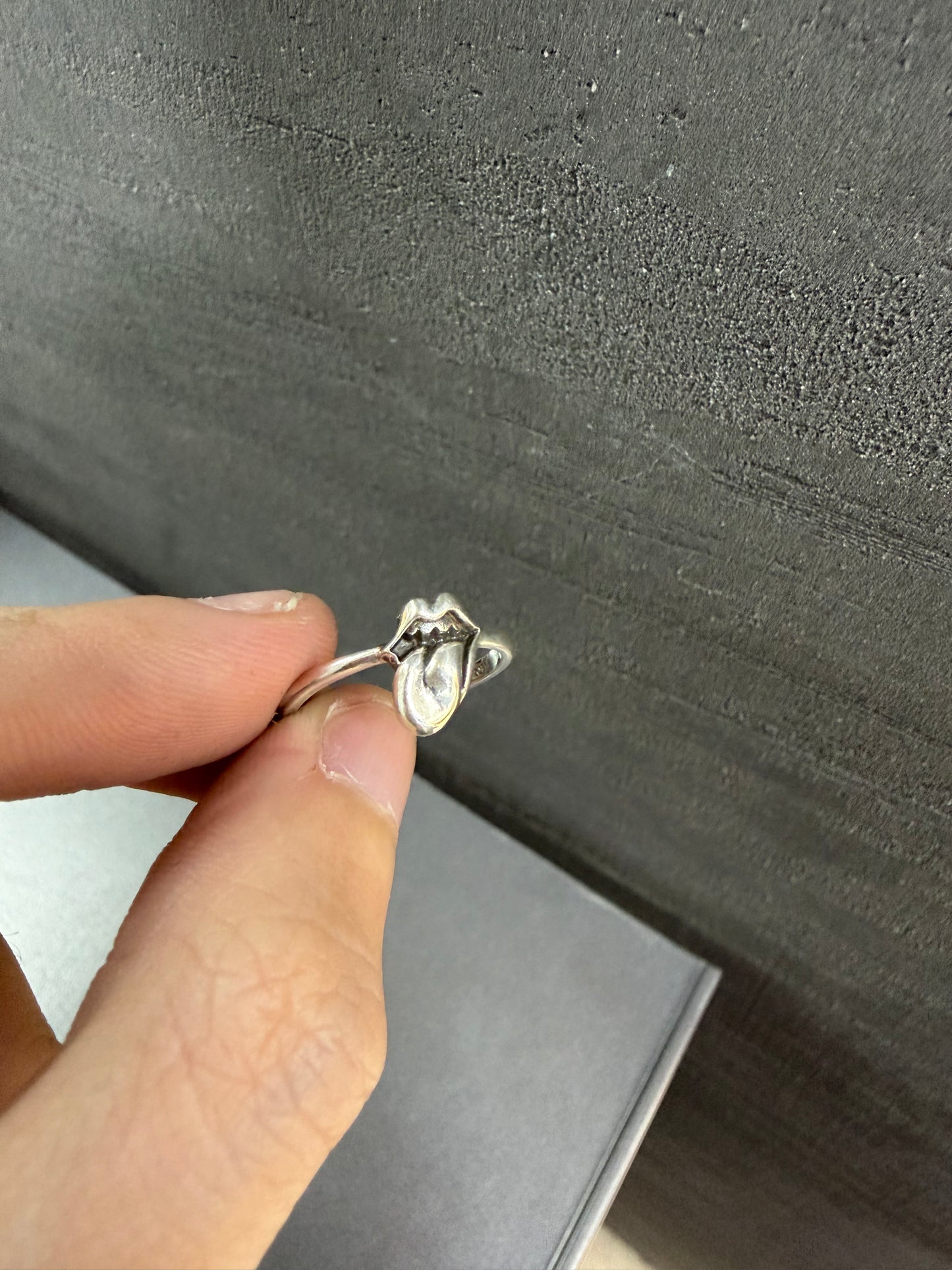 Chrome Hearts Rolling Stone Bubblegum Ring