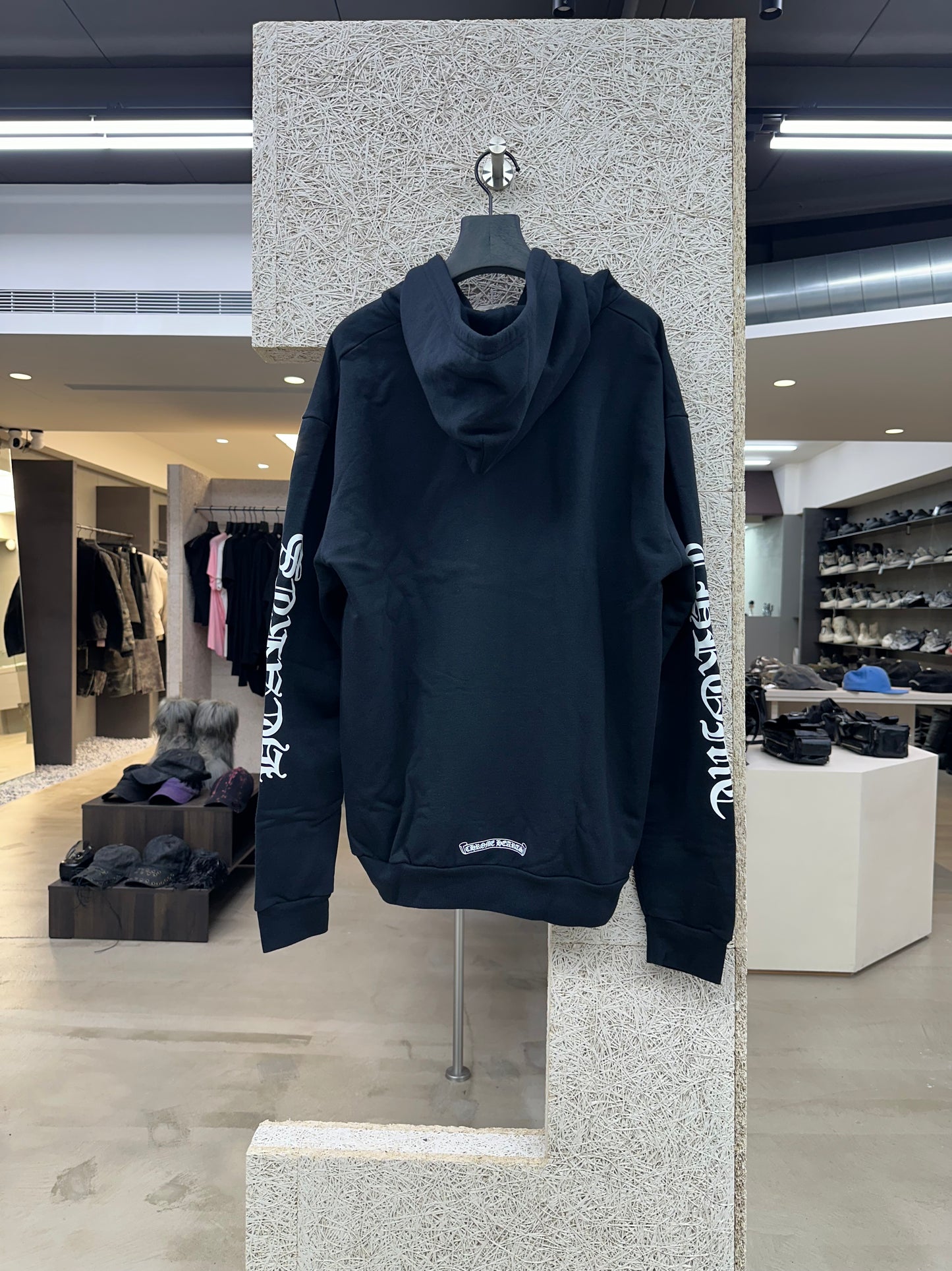 Chrome Hearts Gothic Script Zip-up Hoodie