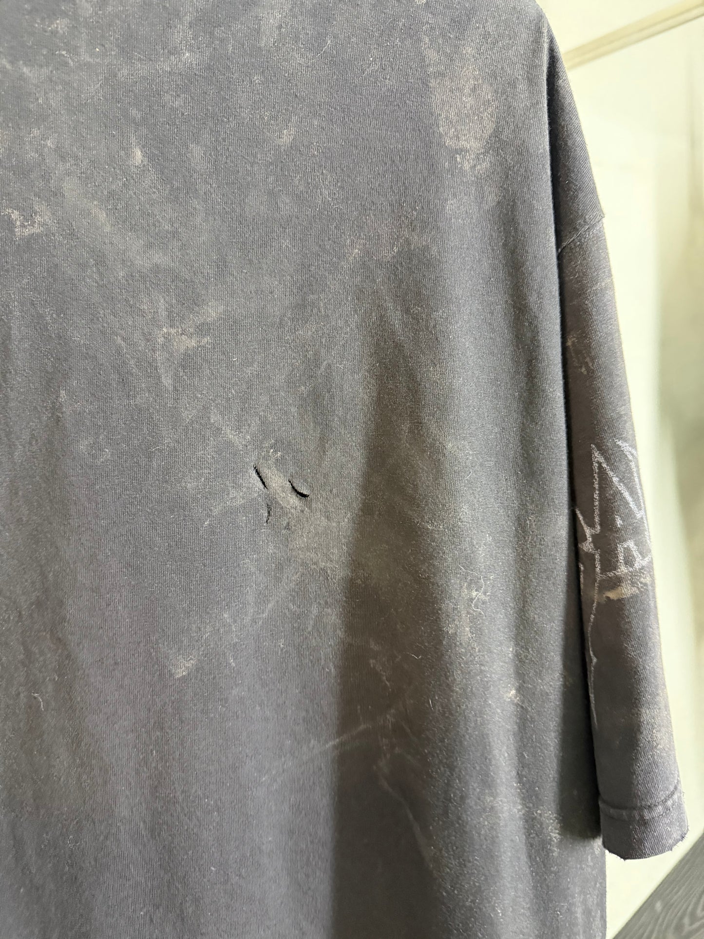 Balenciaga Paris Moon Upside Down Oversized T-Shirt