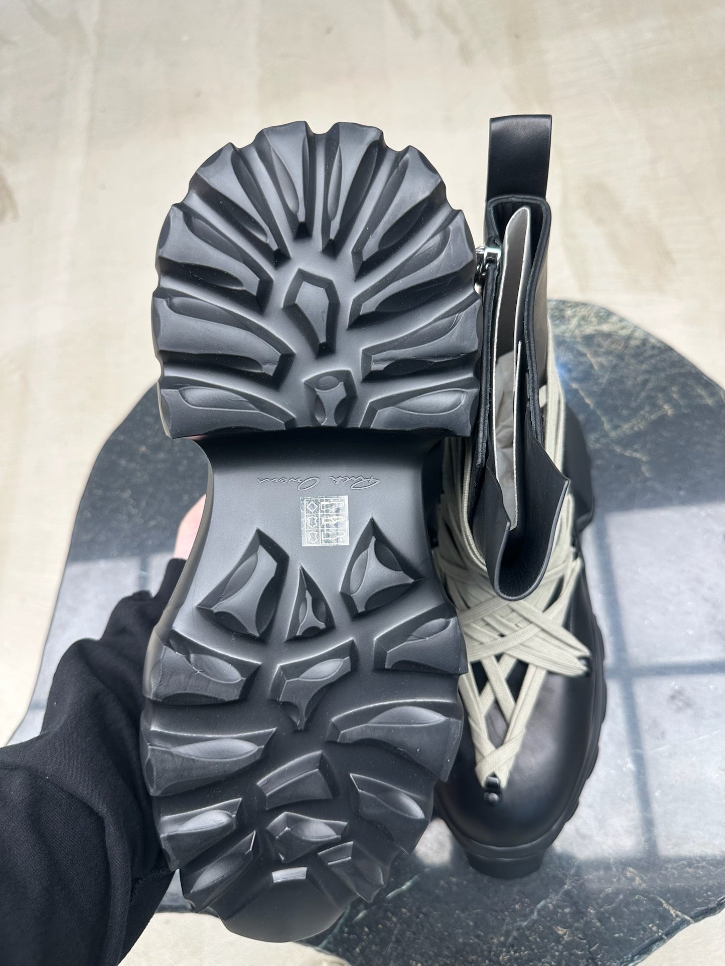 Rick Owens Megalace Mega Tractor