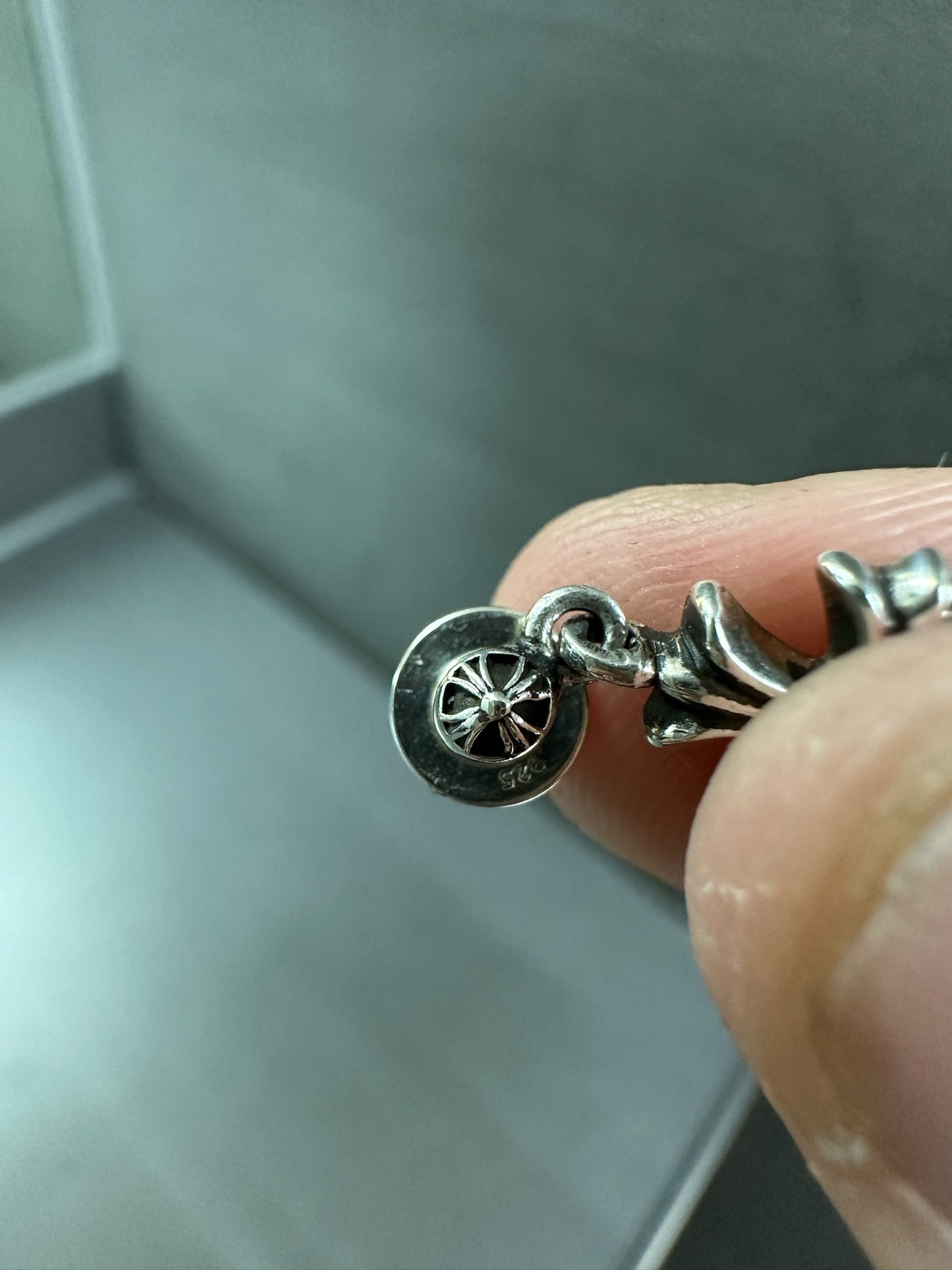 Chrome Hearts Triple Cross Earring with Receipt