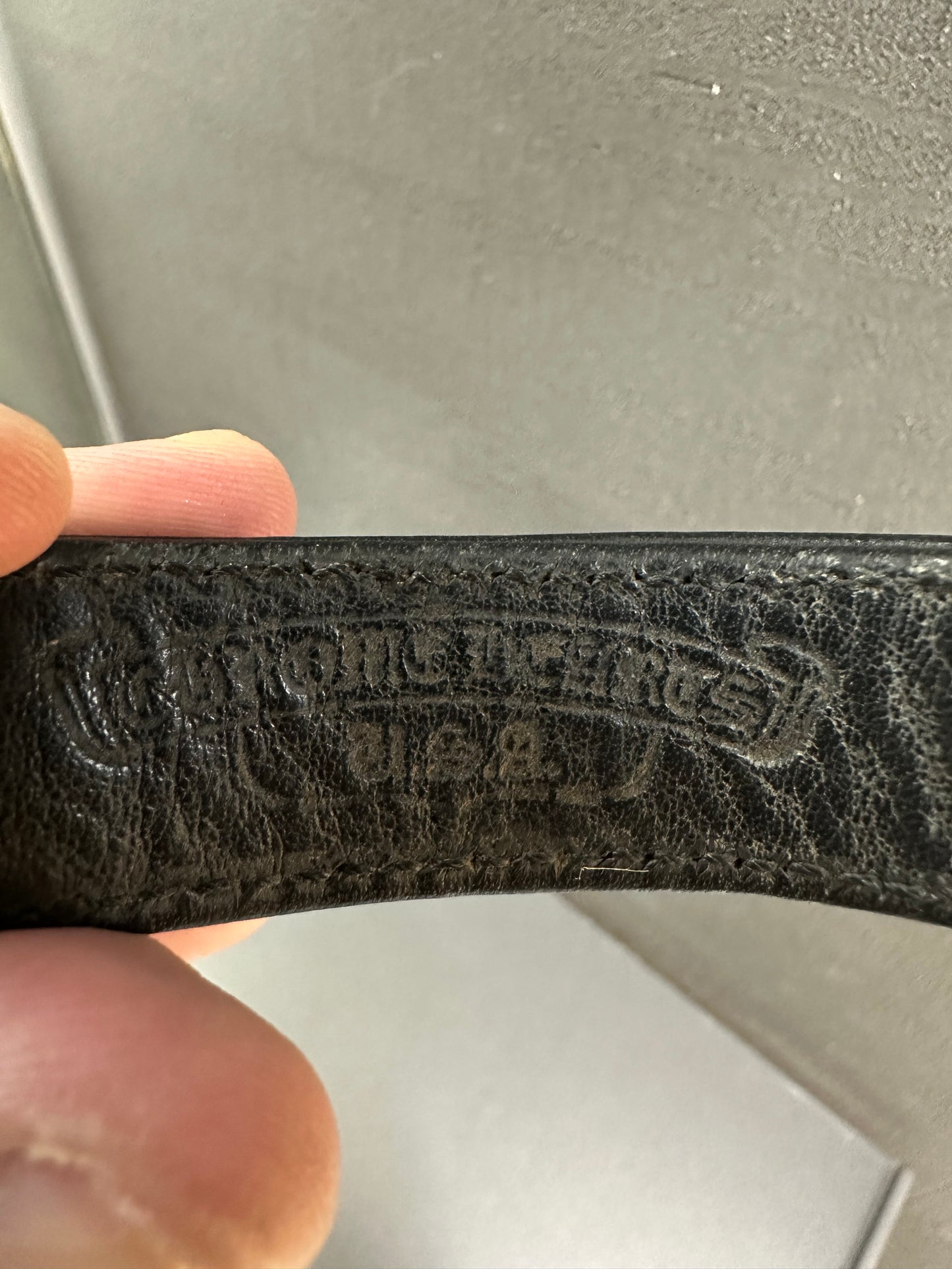 Chrome Hearts Leather Bracelet