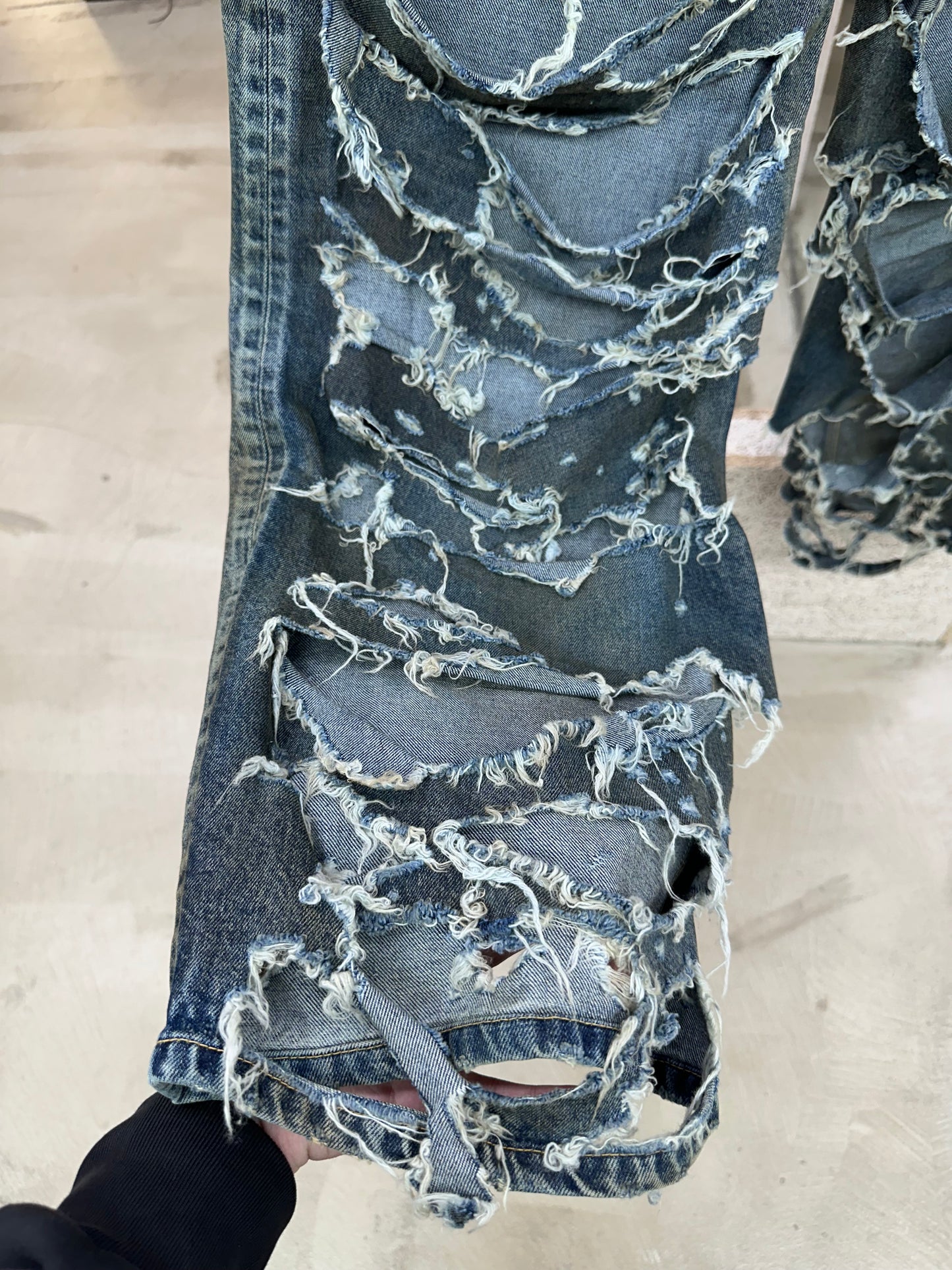Balenciaga Super Destroyed Jeans