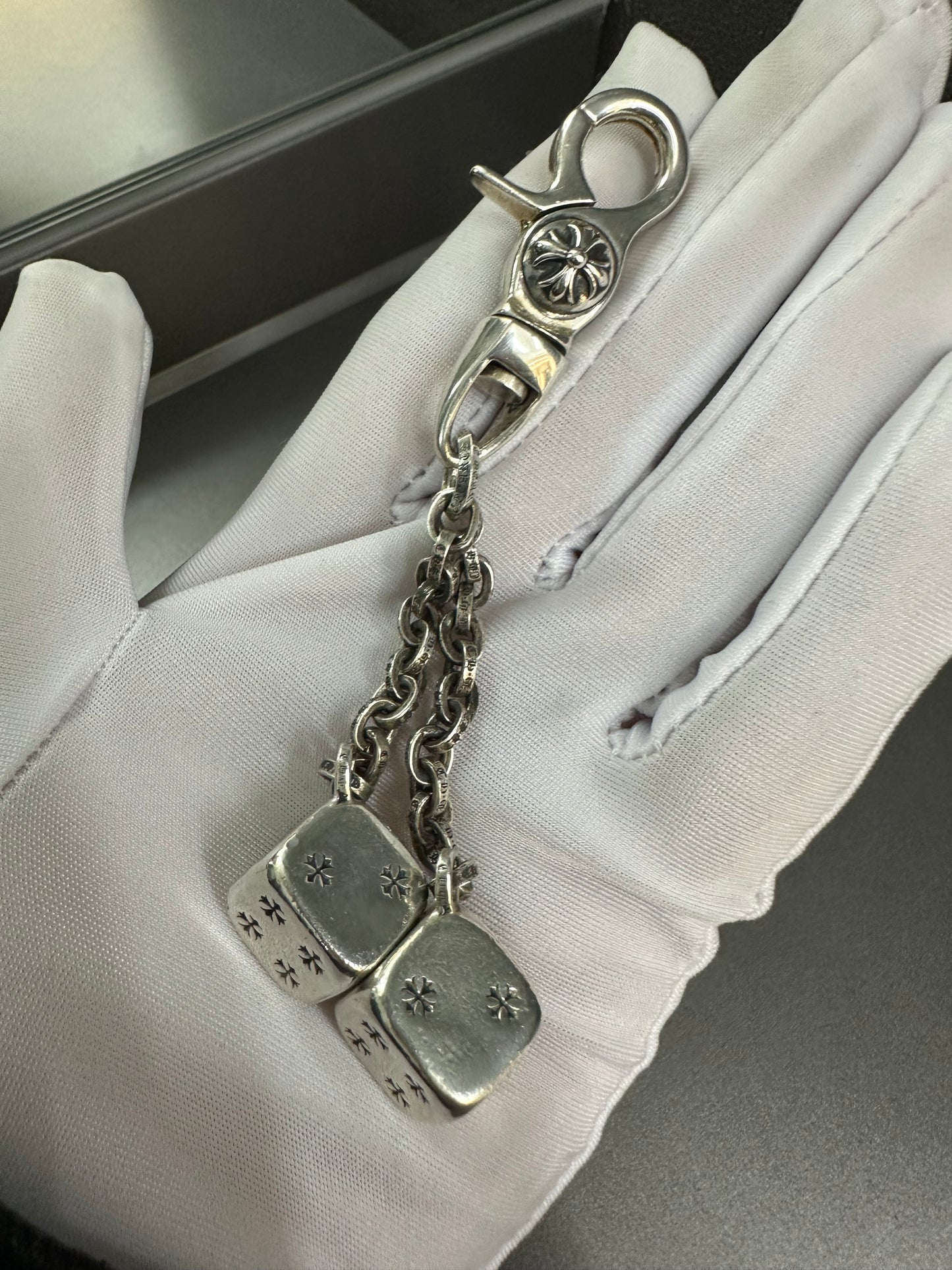 Chrome Hearts Dice Lobster Keychain