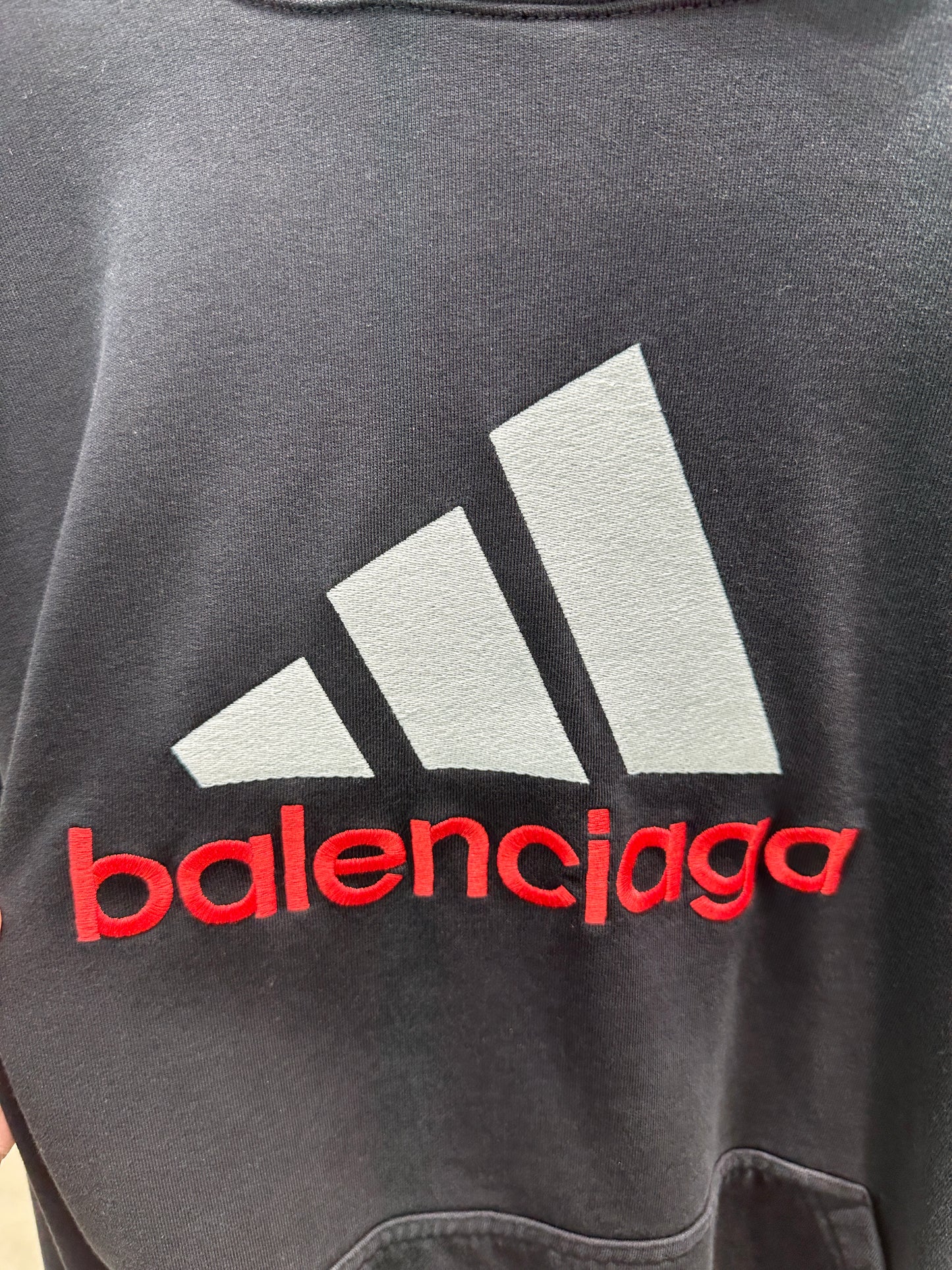 Balenciaga X Adidas Logo Hoodie