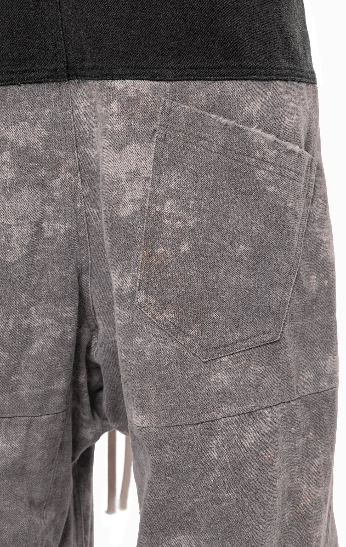 ADF CONCRETE DENIM BAGGY PANTS