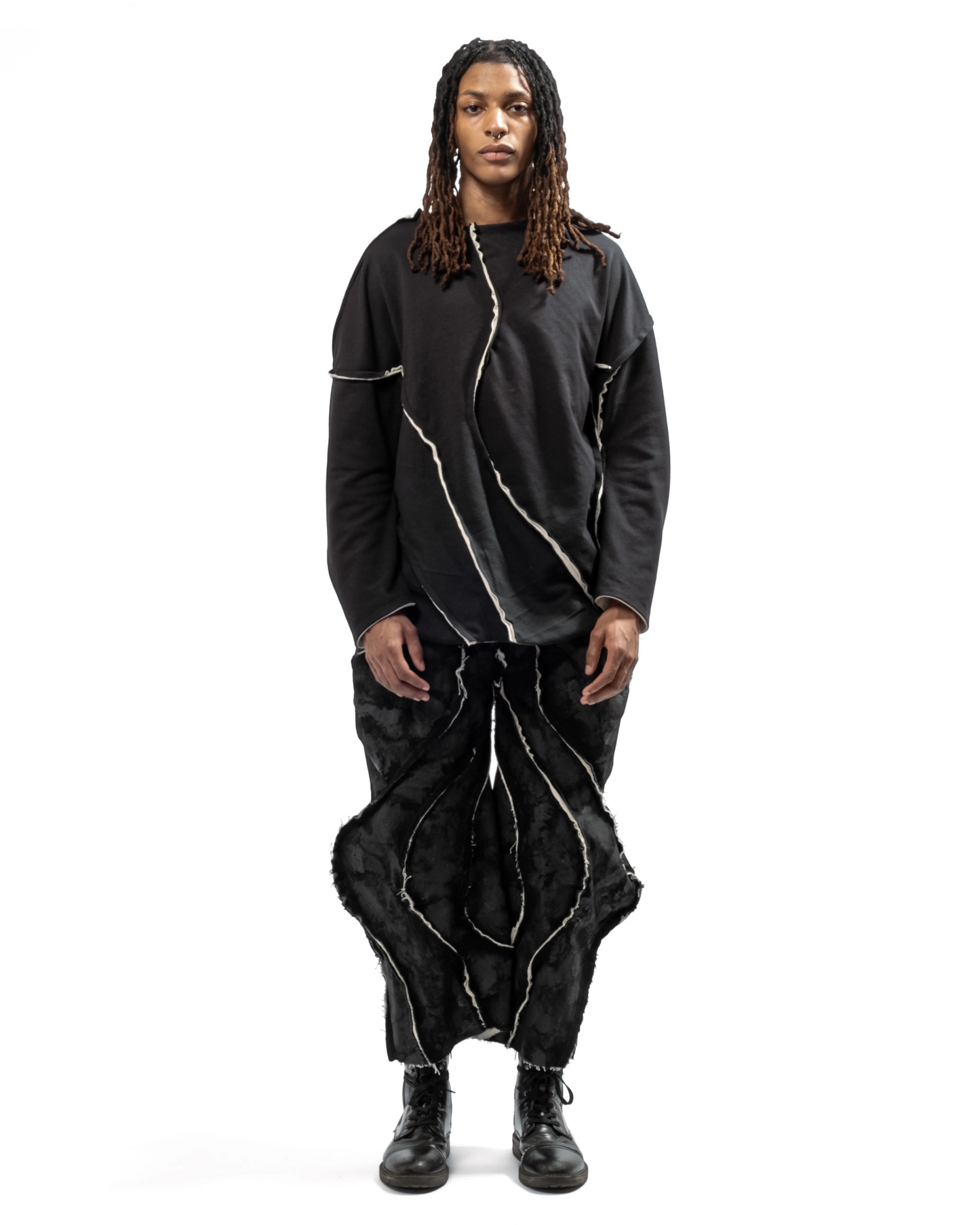 JAS Reversible Organic Seamed Sweater