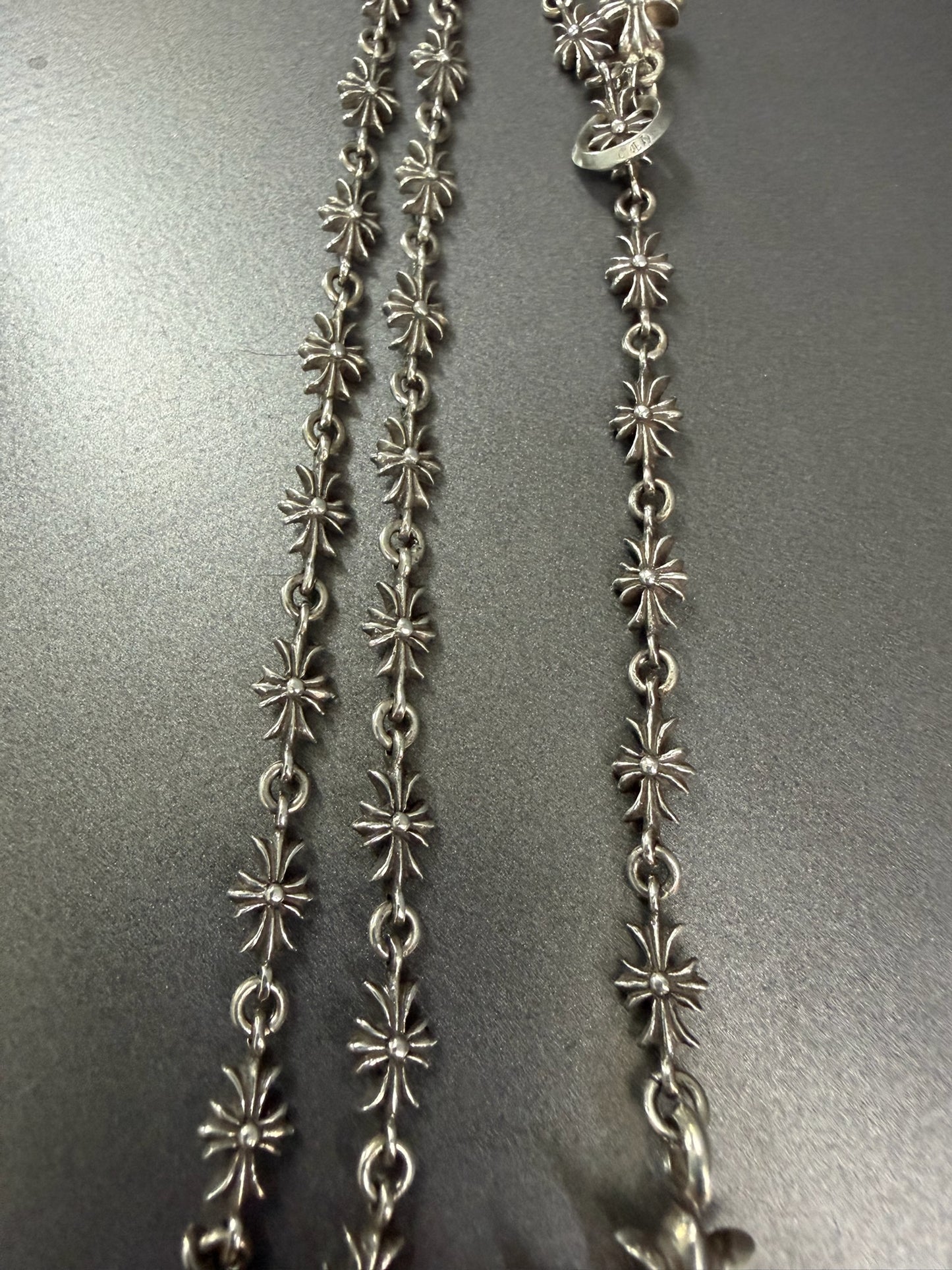 Chrome Hearts Tiny E Choke Chain Necklace