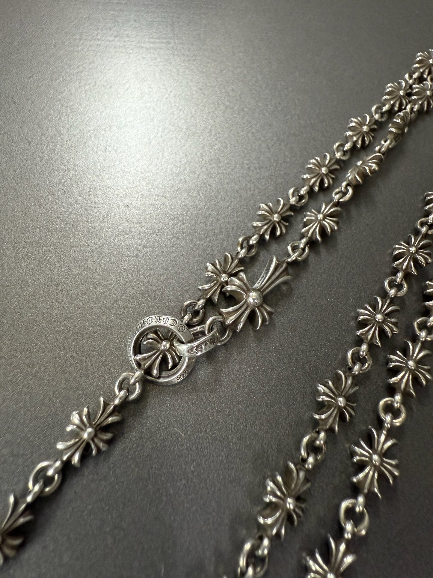 Chrome Hearts Tiny E Choke Chain Necklace