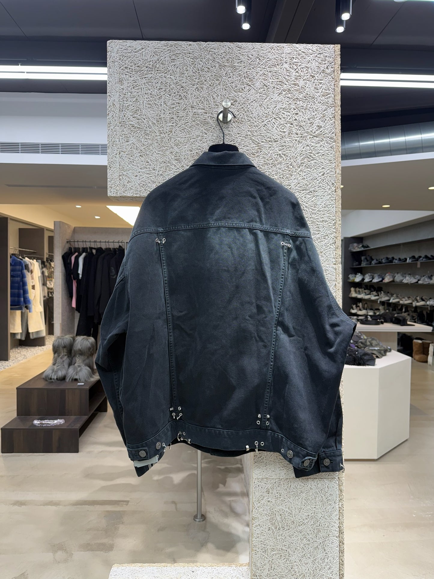 Balenciaga Pierced Denim Jacket