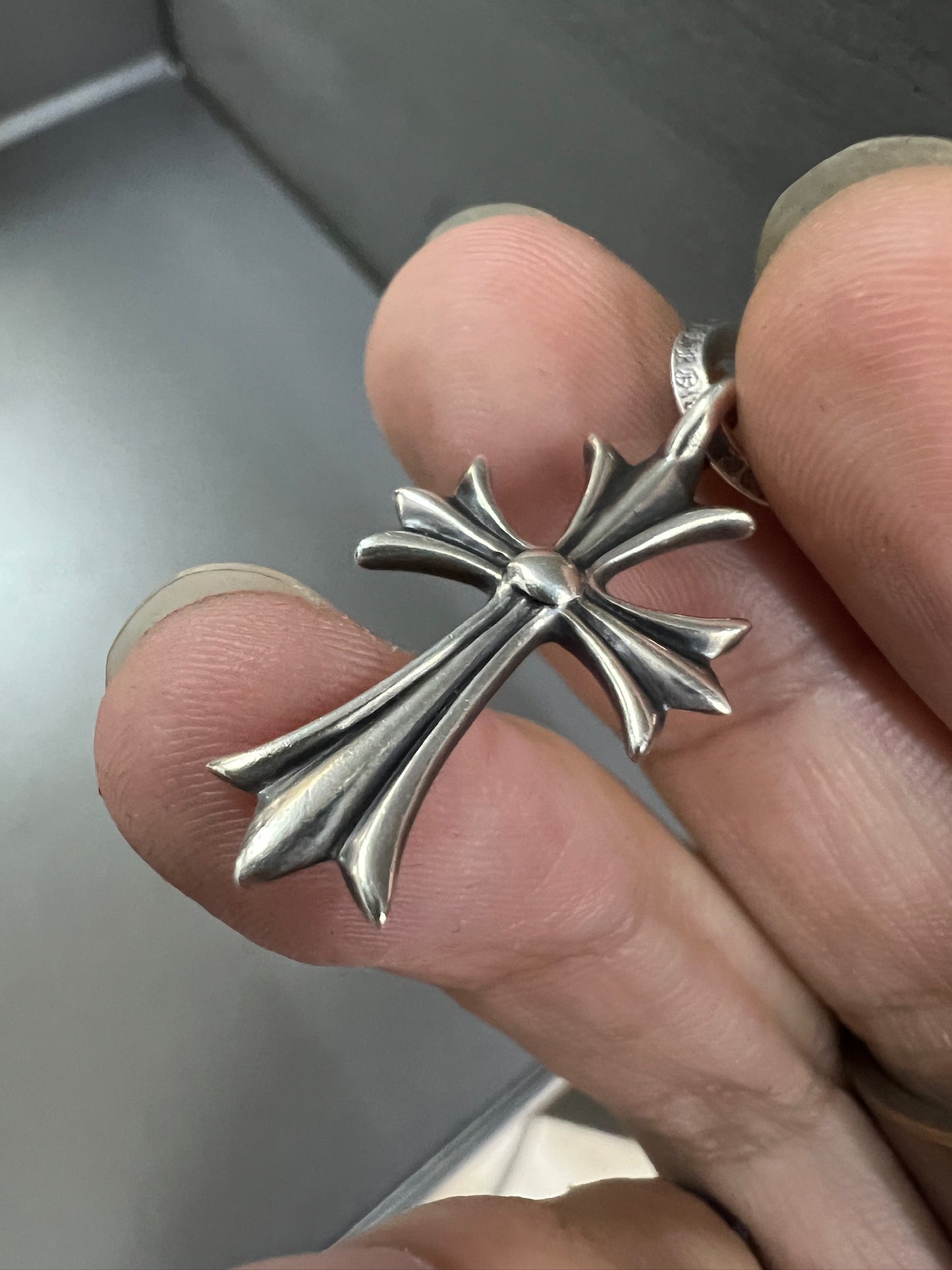 Chrome Hearts Tiny Cross Pendant with Diamond