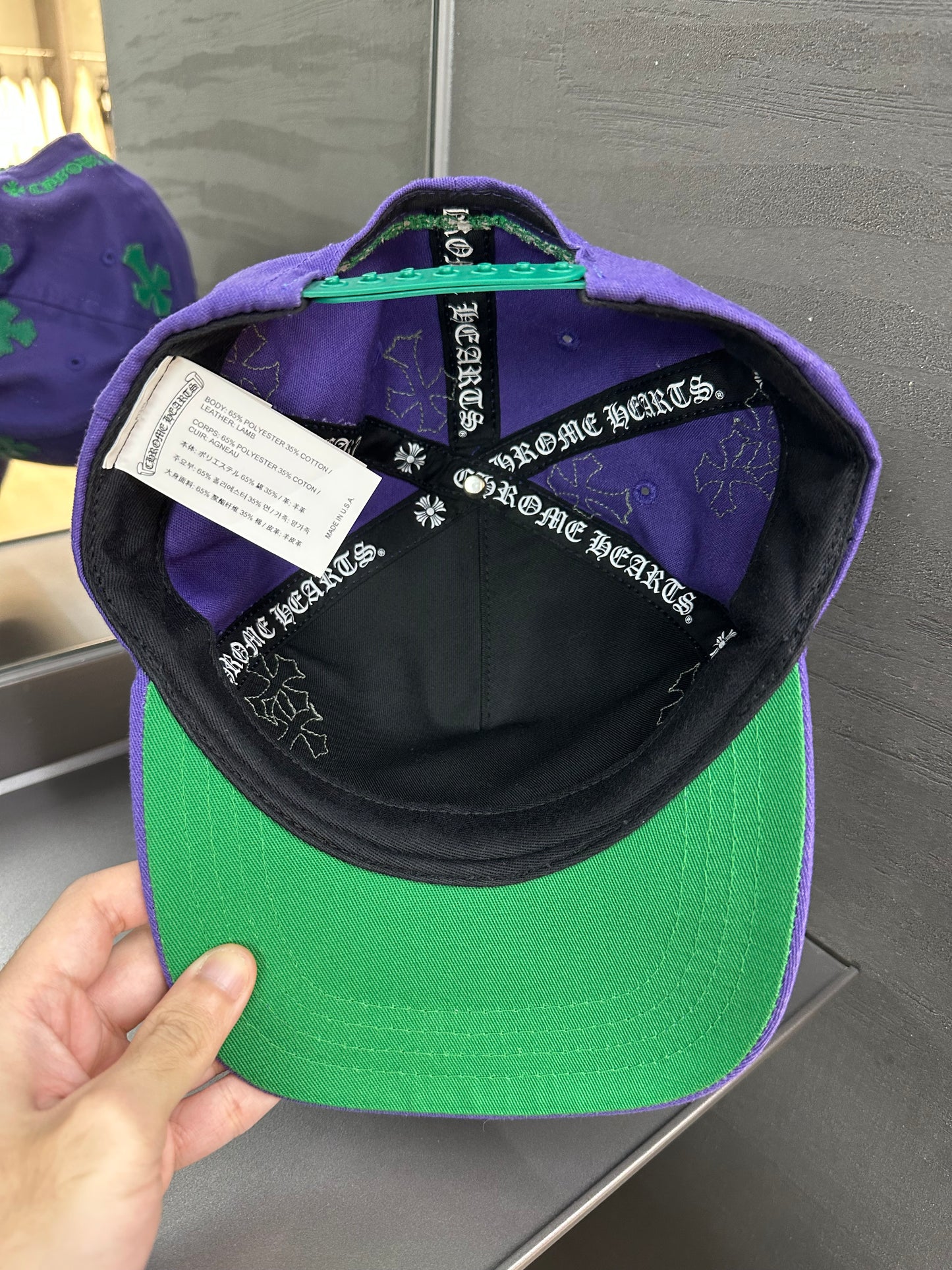 Chrome Hearts Cemetery Cross Patch Hat