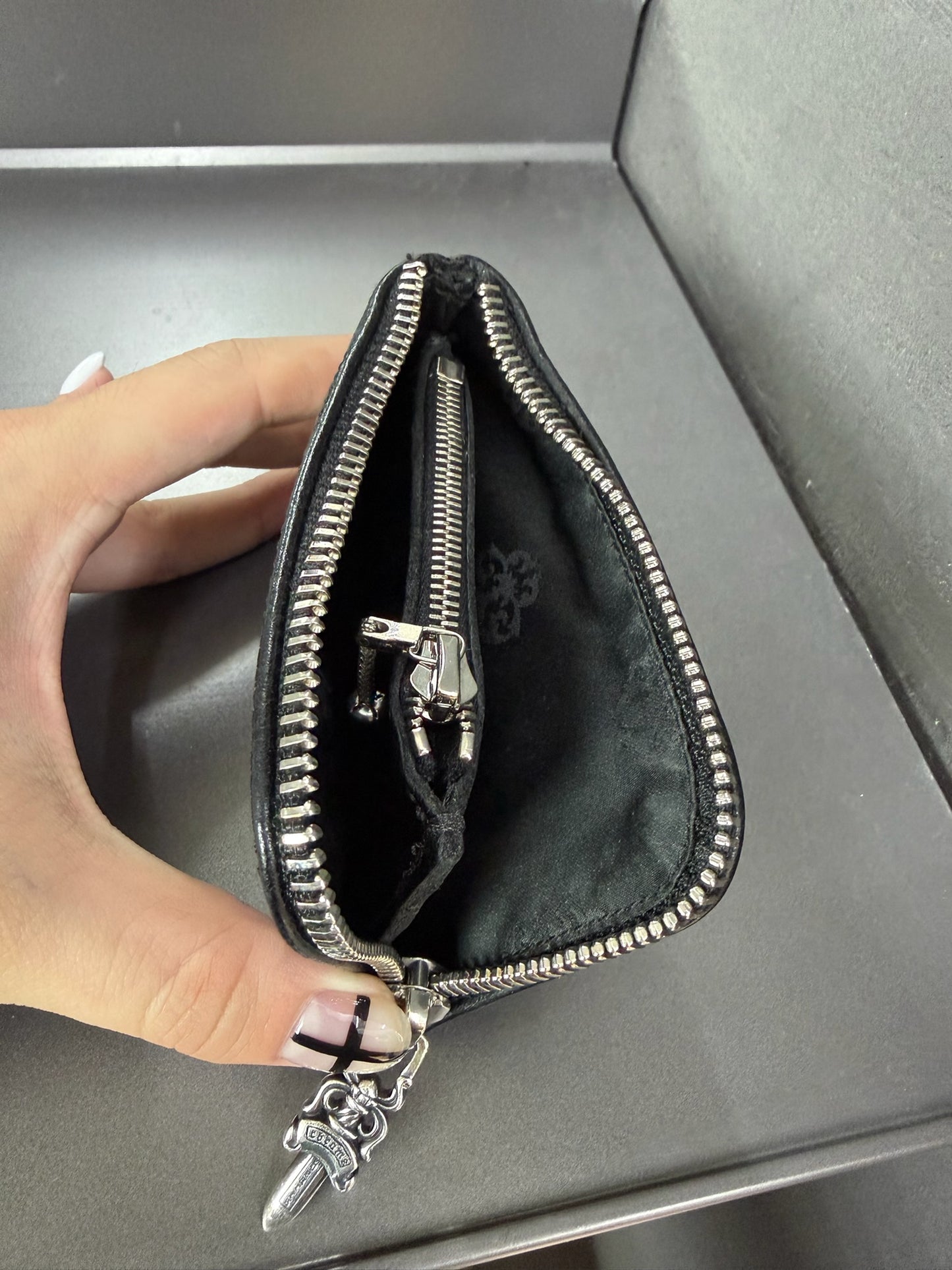 Chrome Hearts Tiny Coin Cross Patch Wallet