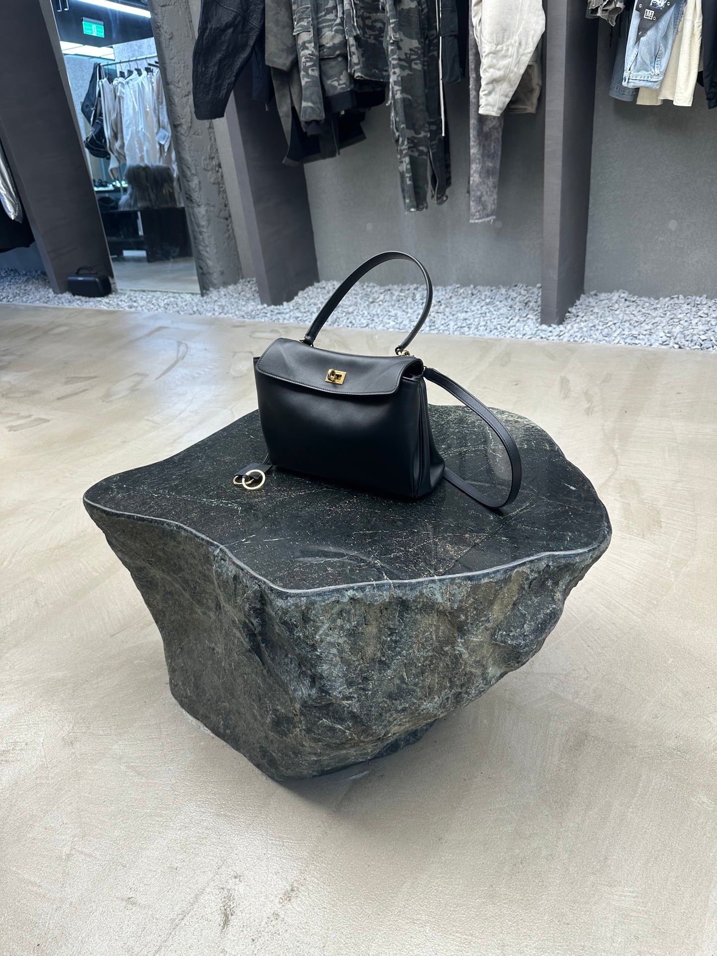 Balenciaga Rodeo Small Handbag with Gold Hardware