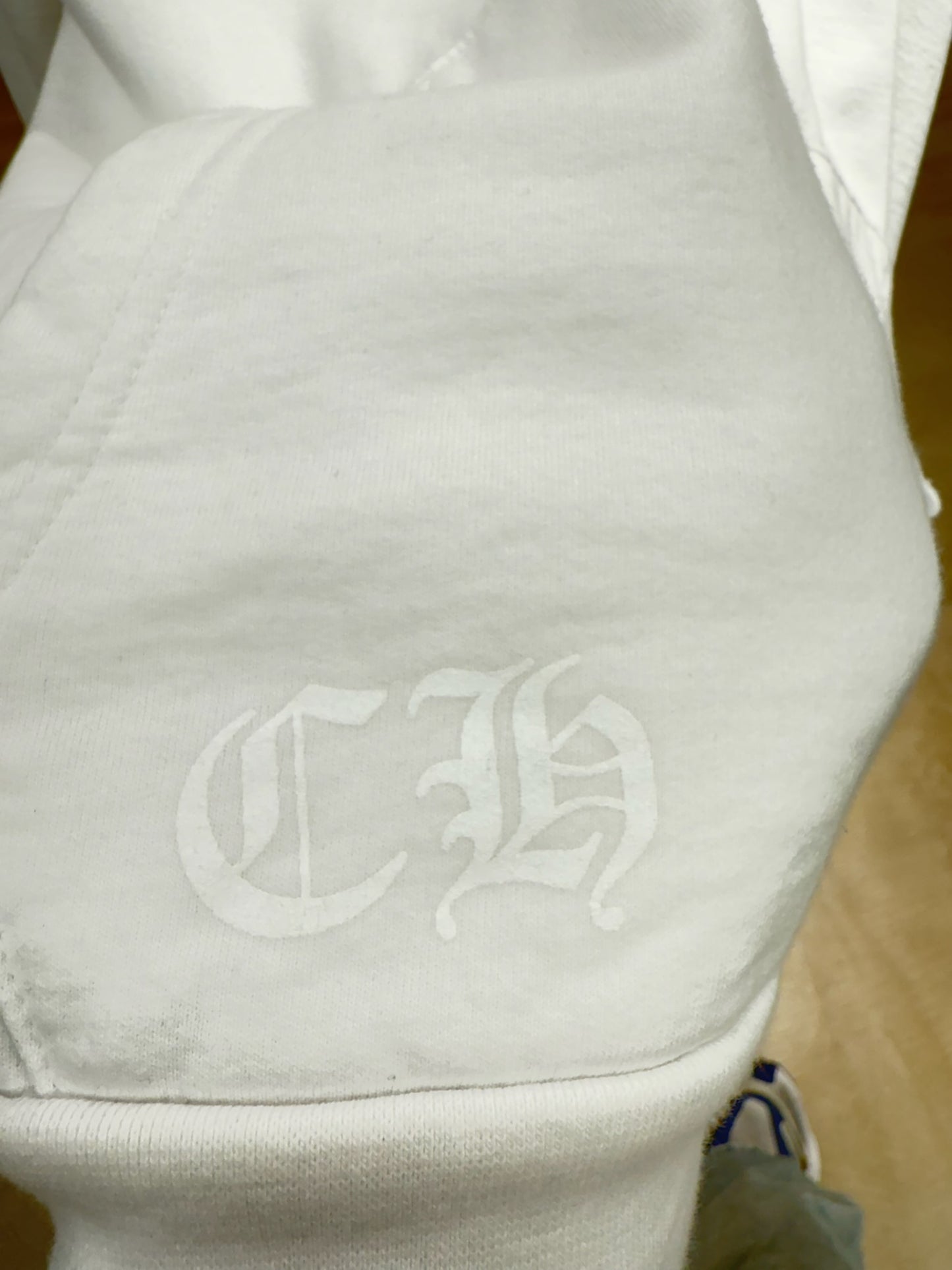 Chrome Hearts Horseshoe Floral Cross Zip-up Hoodie