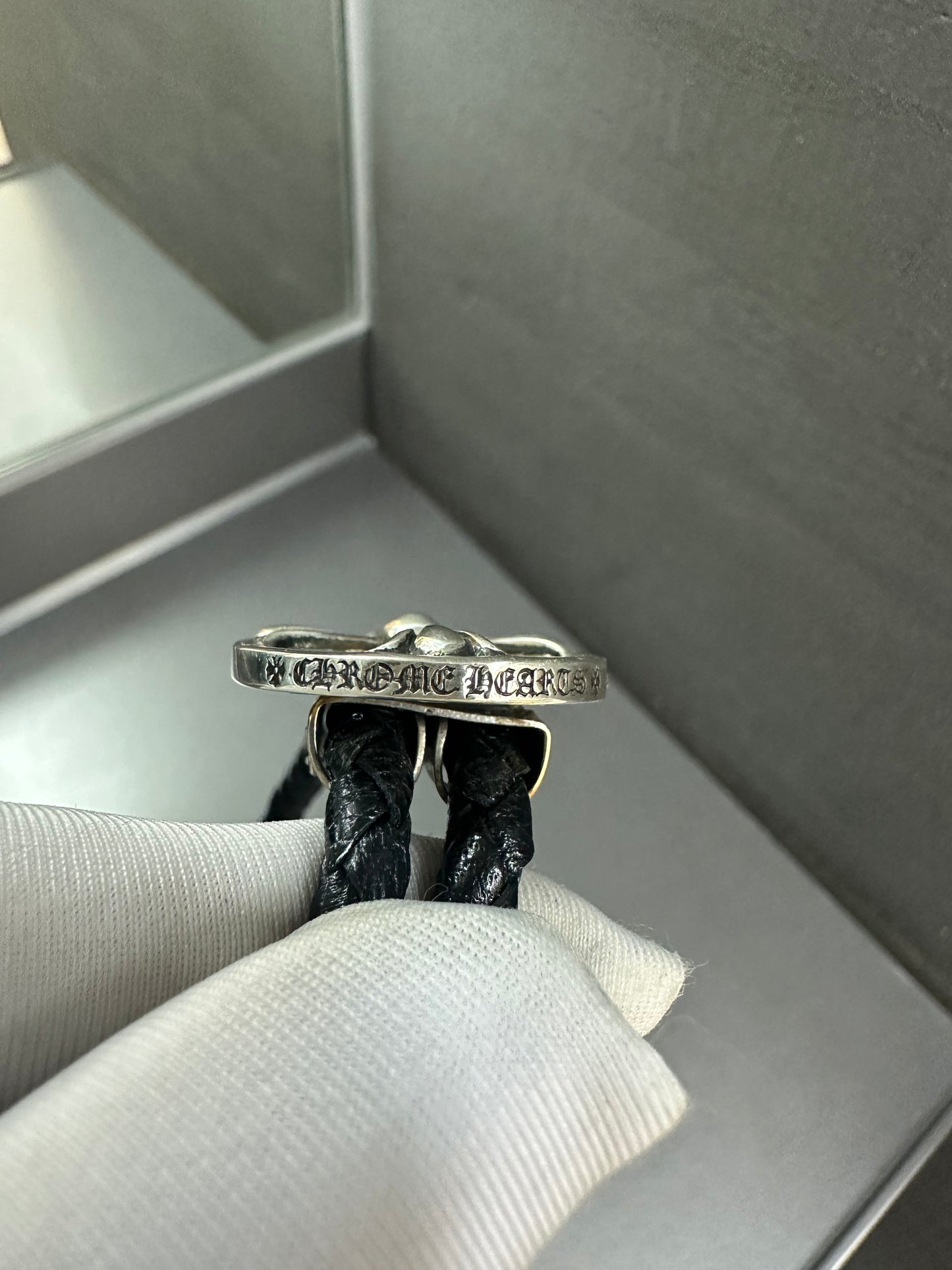 Chrome Hearts Oval Cross Bolo Tie