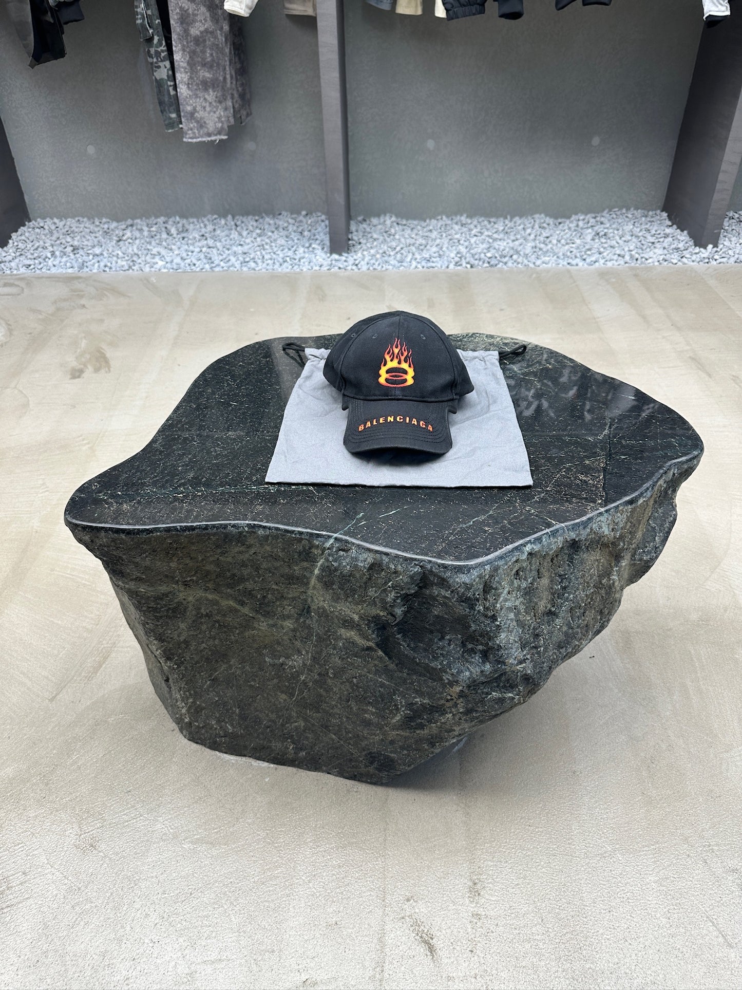 Balenciaga Burning Unity Logo Cap