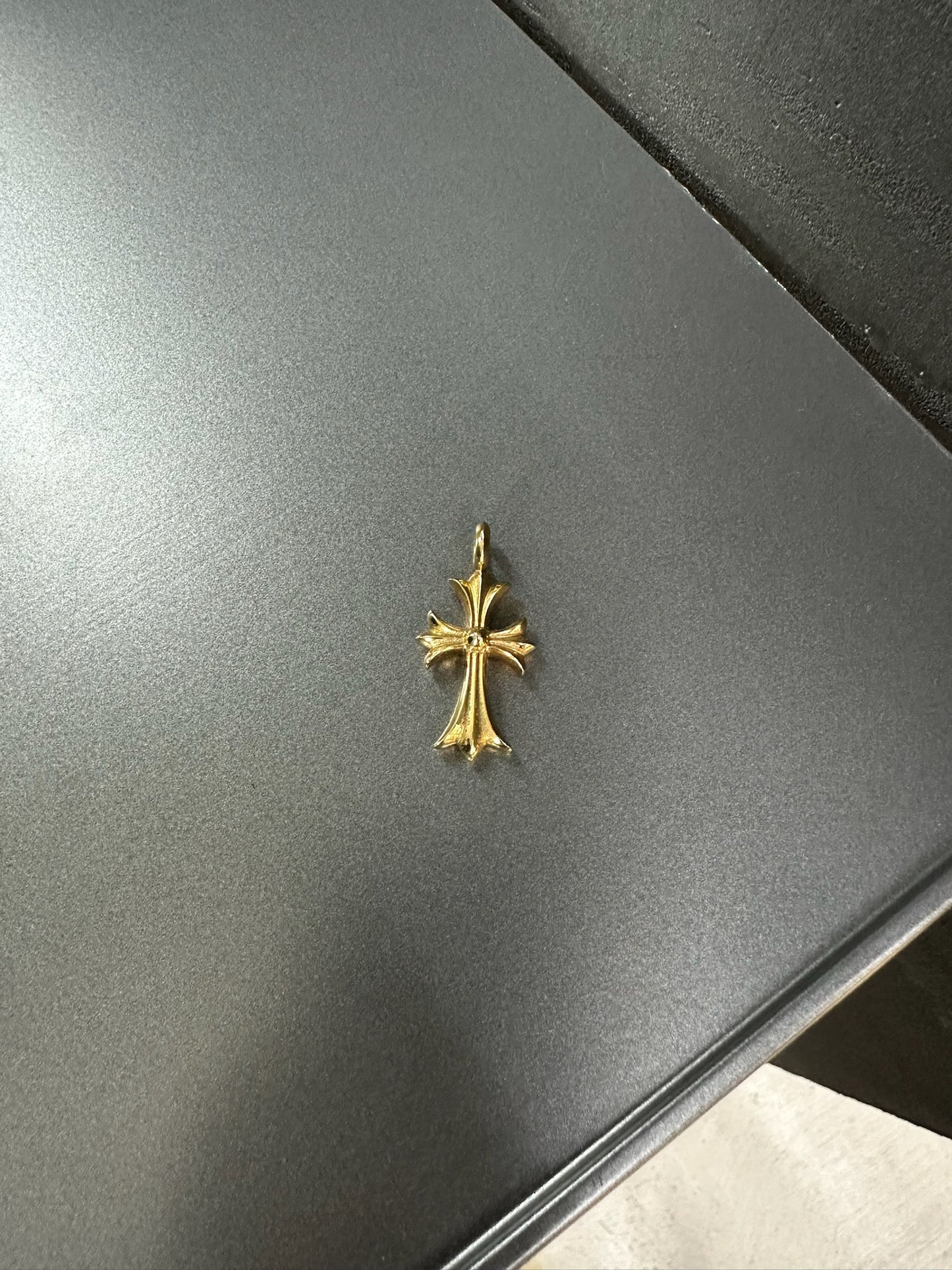 Chrome Hearts 22k tiny pendant with diamond