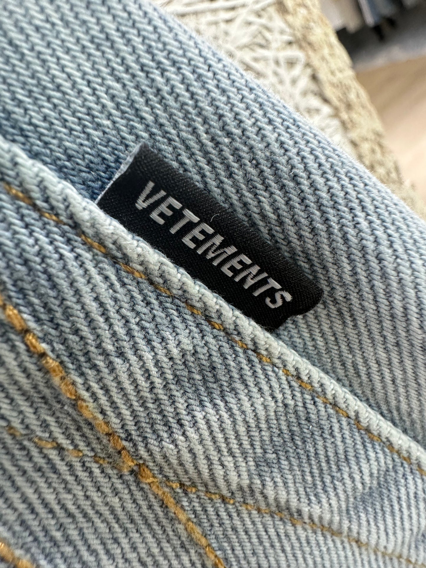 Vetements Reversal Jeans