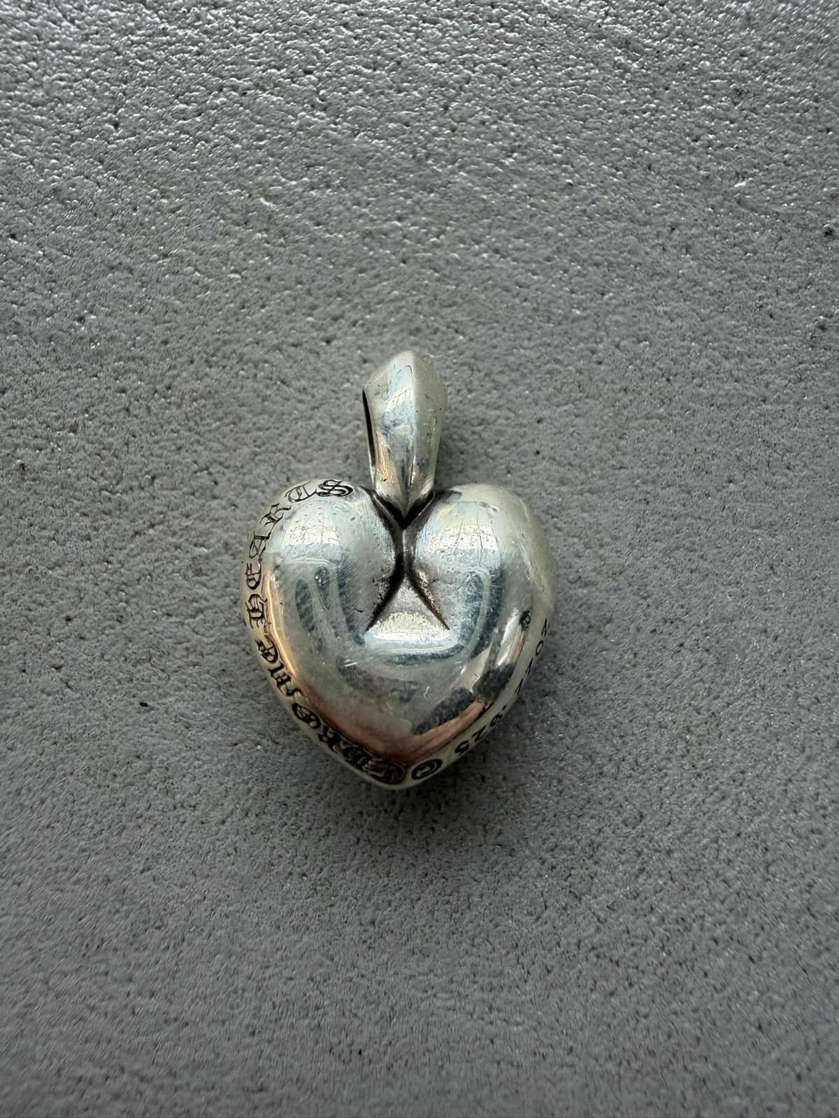 Chrome Hearts Cemetery Heart Charm