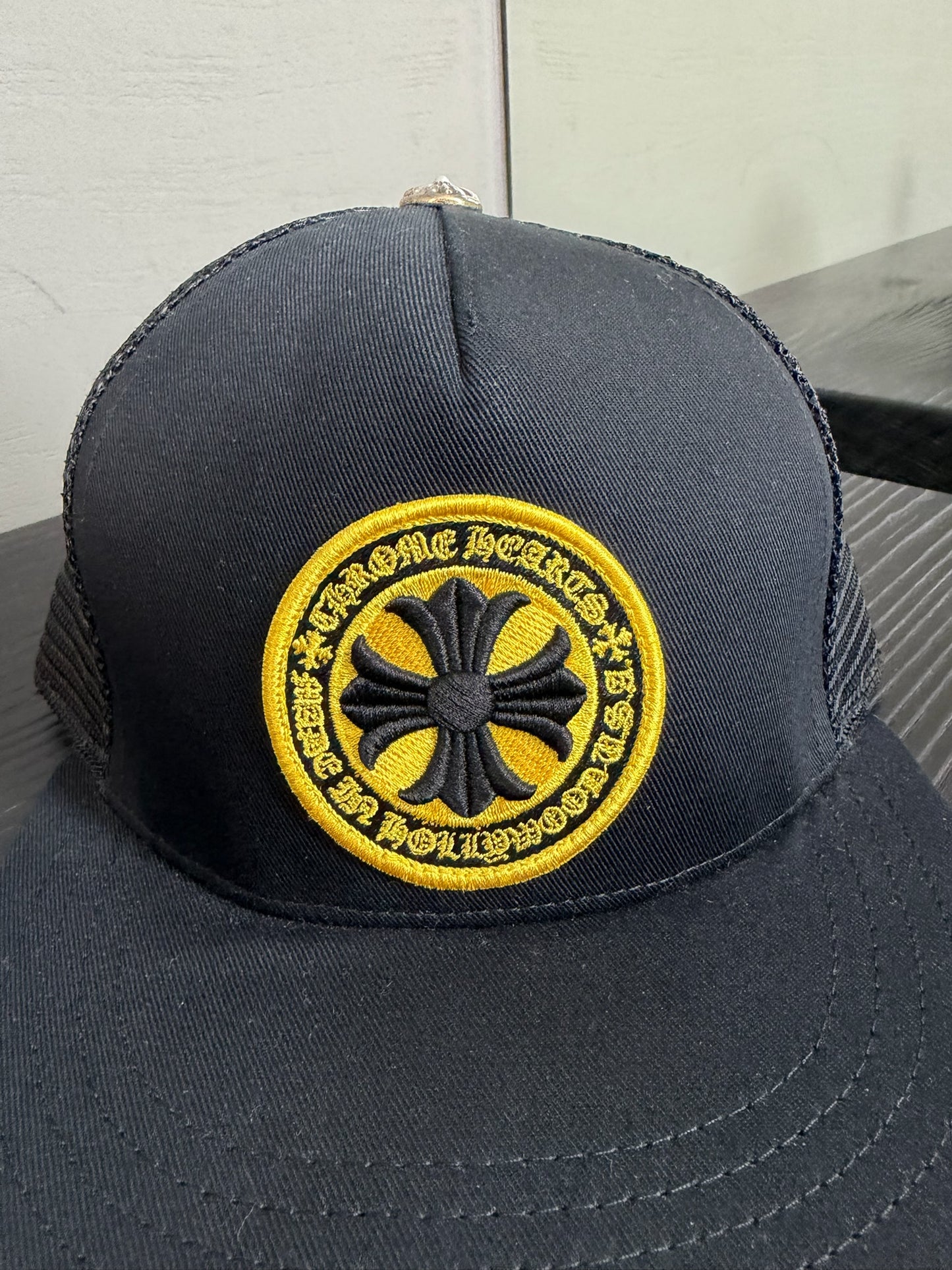 Chrome Hearts Cross Seal Stamp Trucker Hat