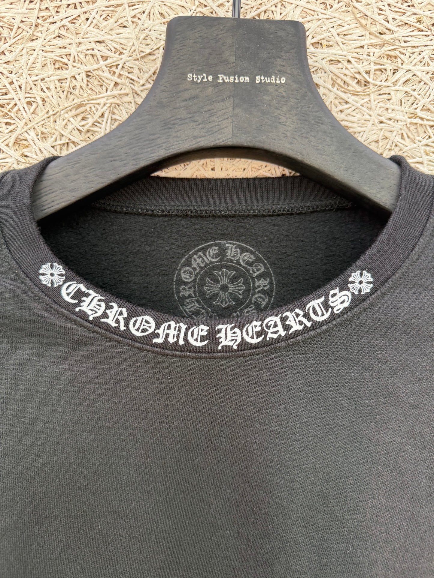 Chrome Hearts neck logo sweat shirt