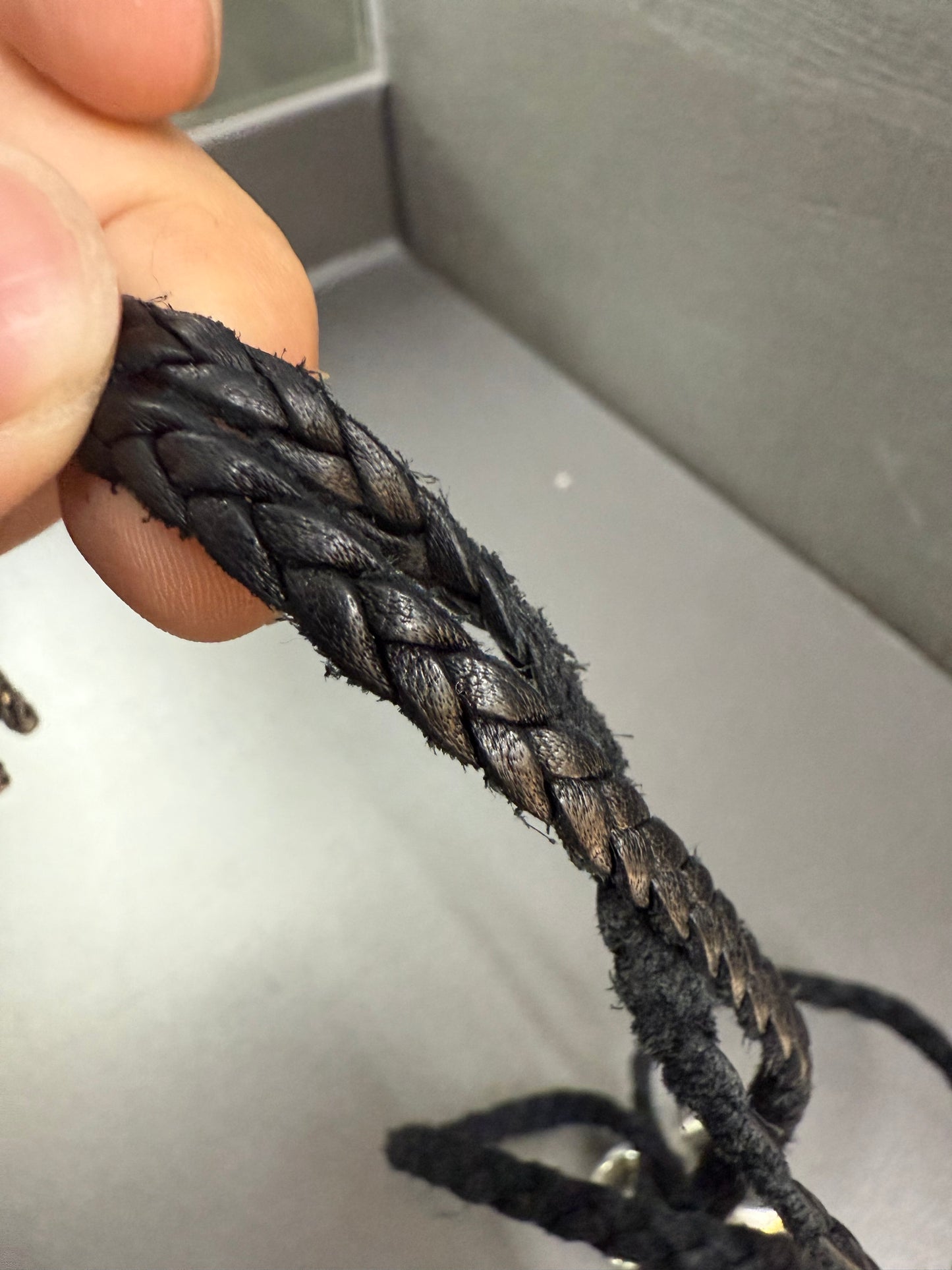 Chrome Hearts Fleur Leather Pendant